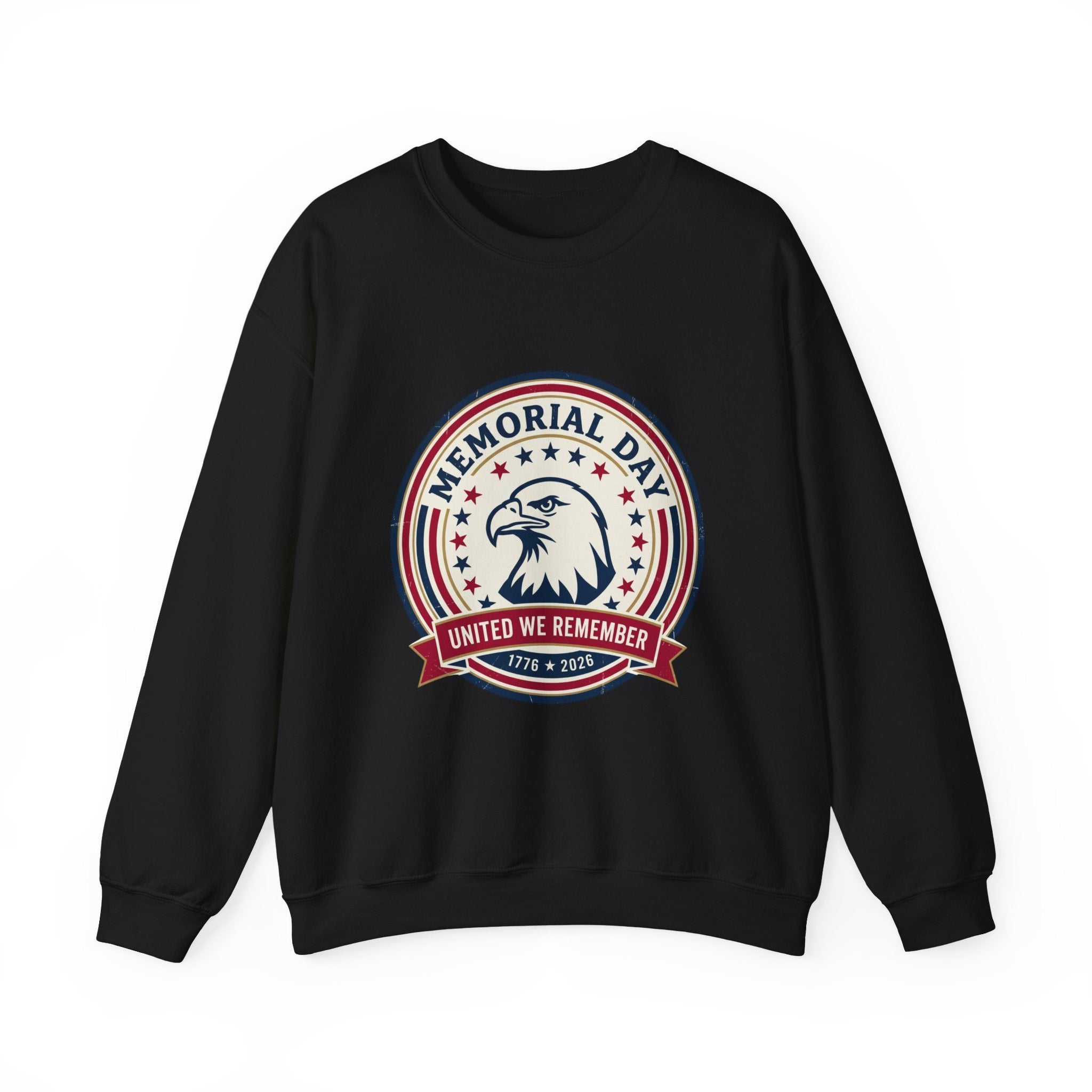 Memorial Day USA 250 Crewneck Sweatshirt | 1776–2026 Vintage Distressed Americana