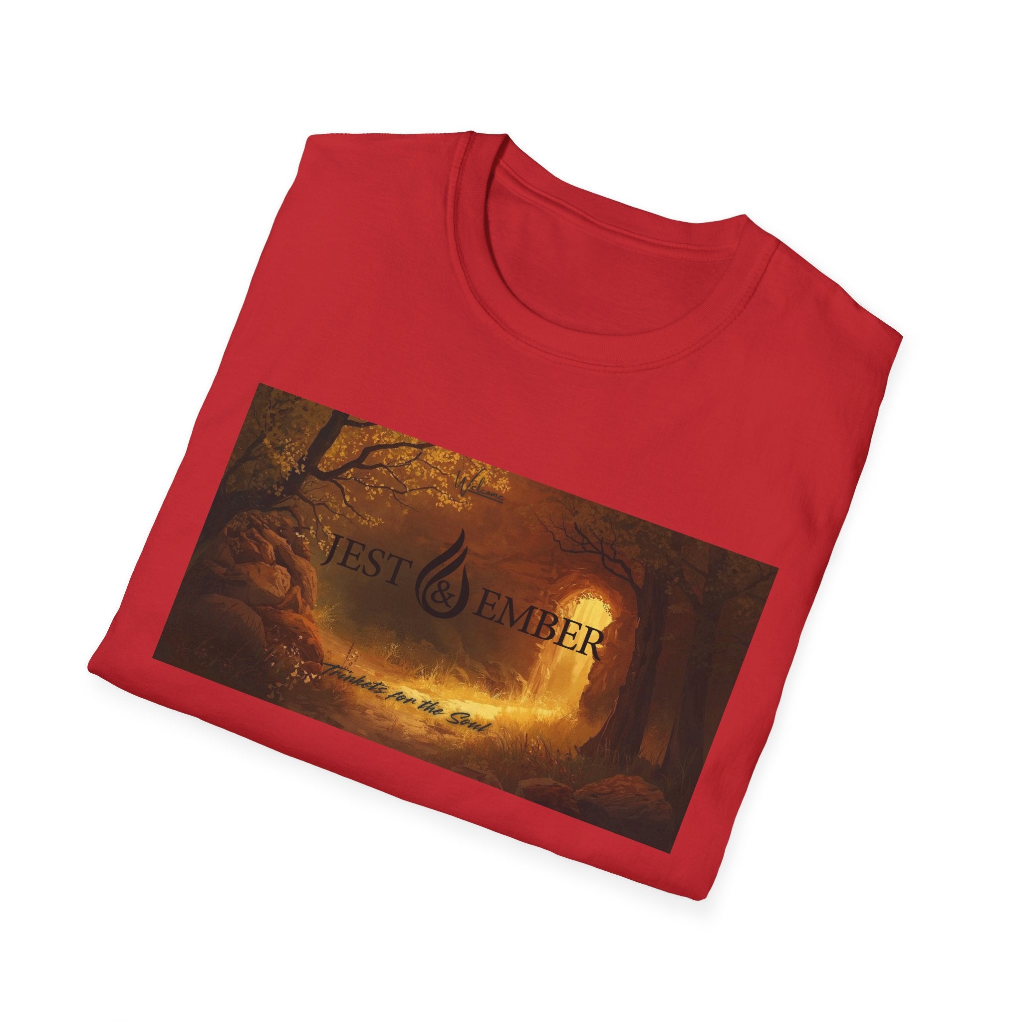 T-Shirt - "Rest & Remember" Autumn Forest Scenic Tee