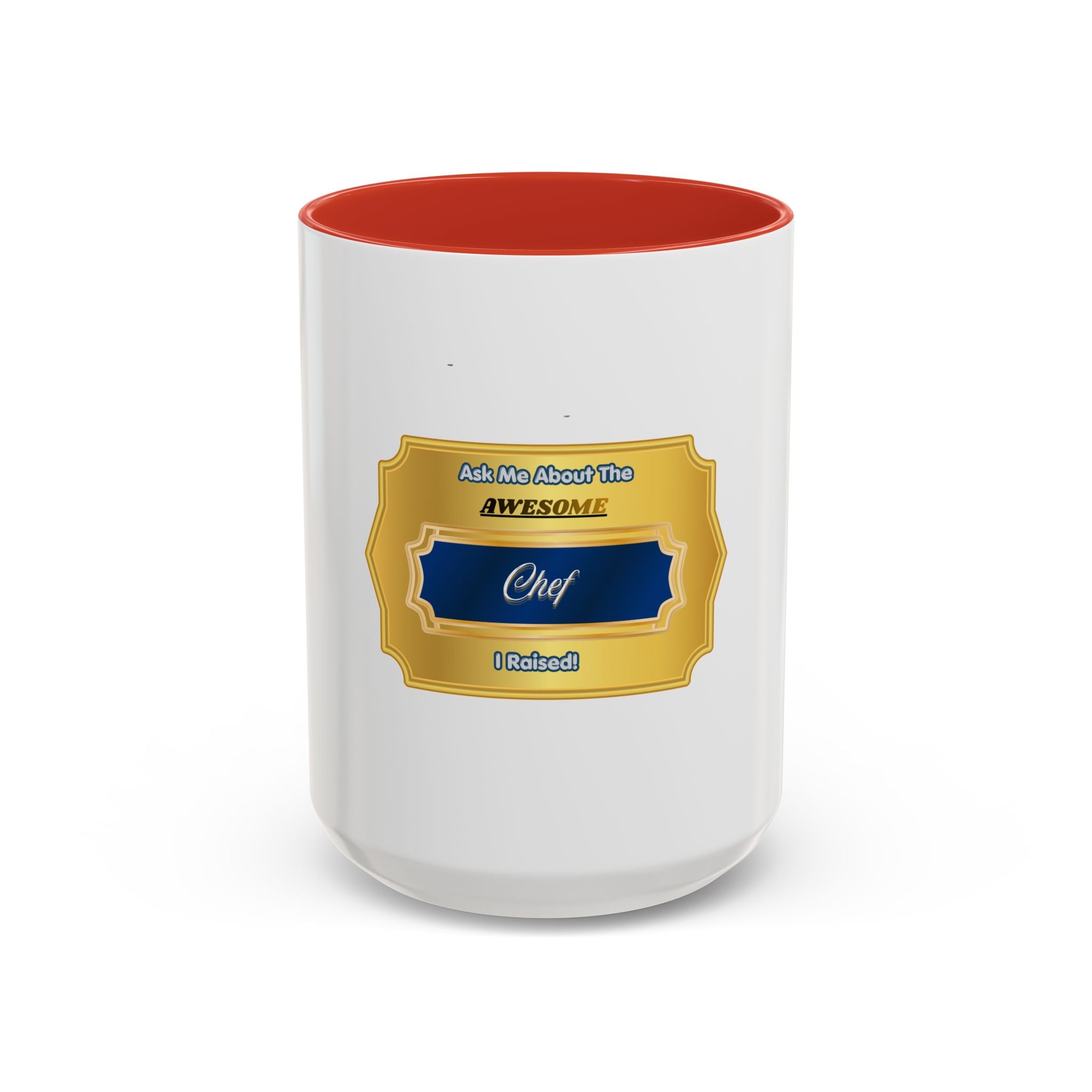 Proud Parent Chef Mug - Ask Me About The Awesome Chef I Raised - Unique Gift for Mom or Dad of a Professional Cook, 11oz Ceramic Cup