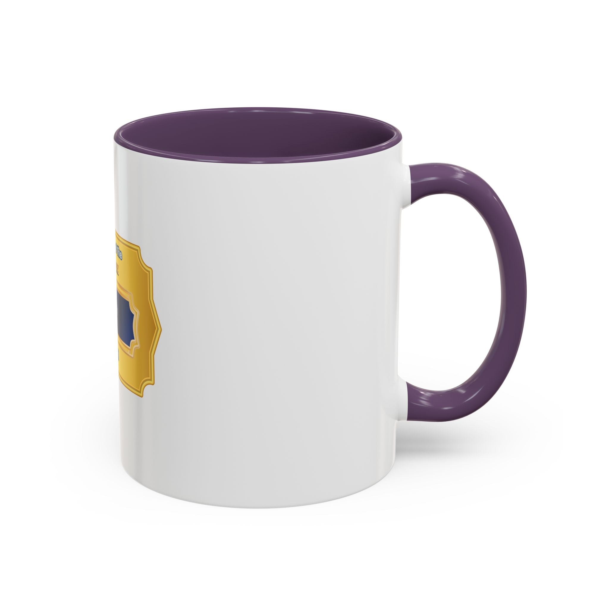 Ask Me About The Awesome Teacher I Raised Coffee Mug - Proud Parent Gift for Mom and Dad - Elegant Gold Badge Design Tea Cup