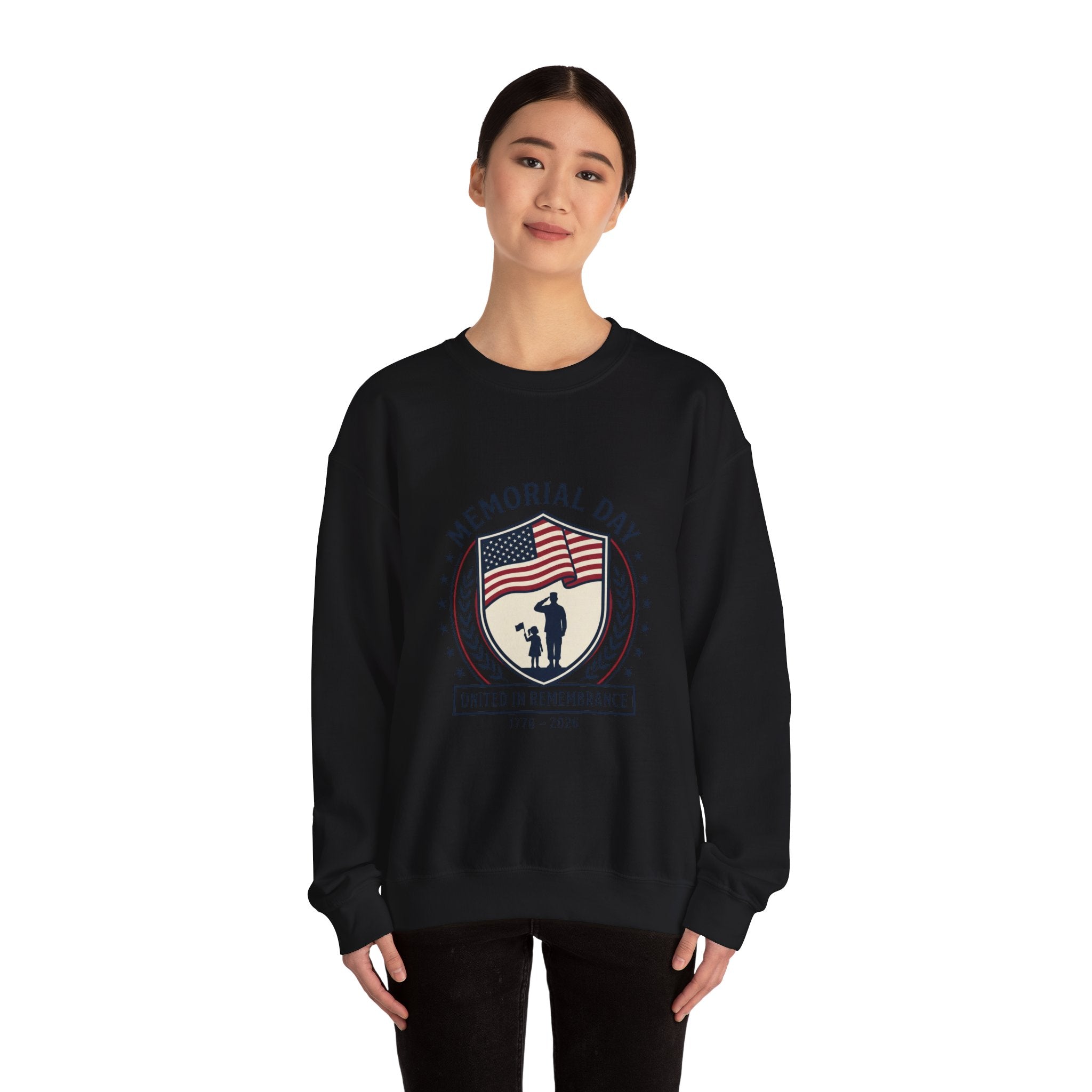 Memorial Day 1776–2026 Sweatshirt | USA 250 vintage distressed, red white blue