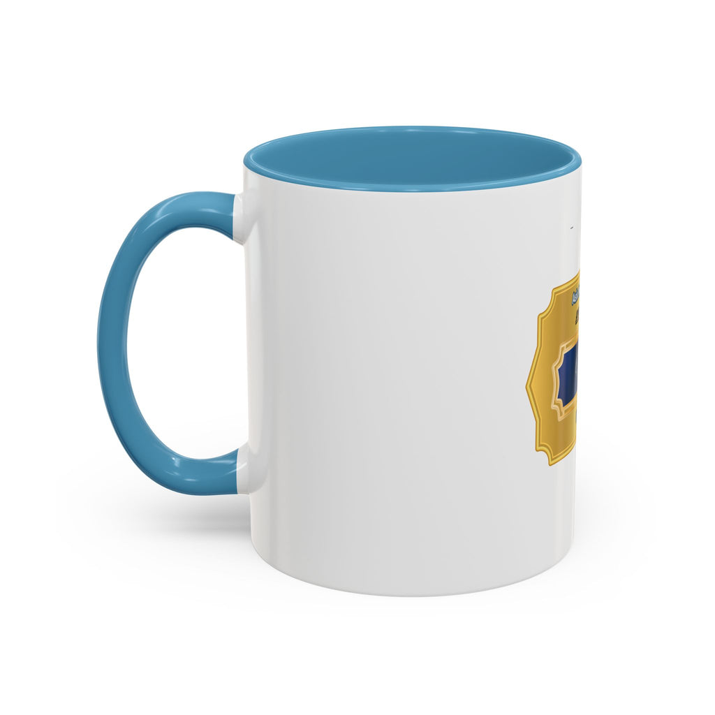 Ask Me About The Awesome Teacher I Raised Coffee Mug - Proud Parent Gift for Mom and Dad - Elegant Gold Badge Design Tea Cup