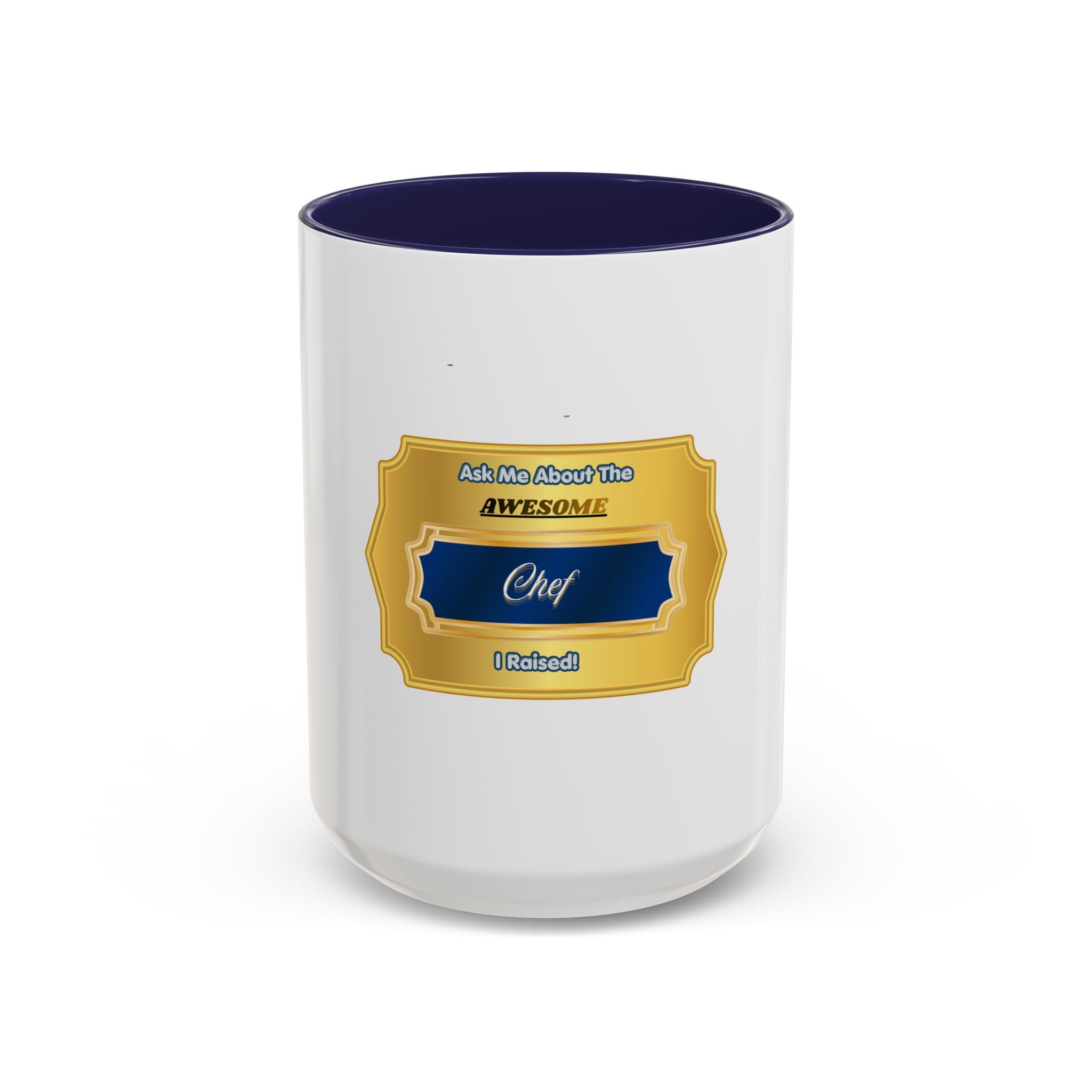 Proud Parent Chef Mug - Ask Me About The Awesome Chef I Raised - Unique Gift for Mom or Dad of a Professional Cook, 11oz Ceramic Cup