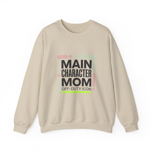 Main Character Mom Crewneck Sweatshirt | minimalist mom shirt, streetwear mom