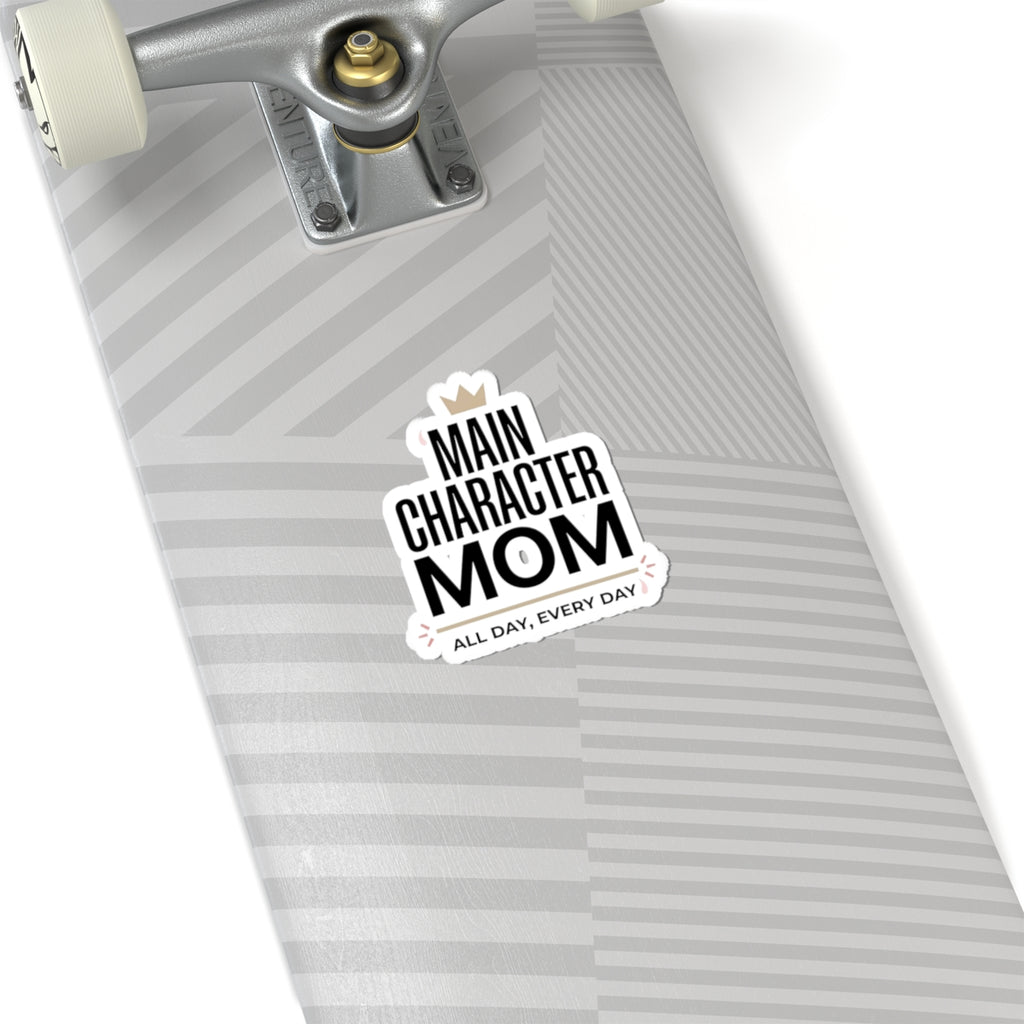 Main Character Mom Sticker | minimalist mom life, streetwear mom
