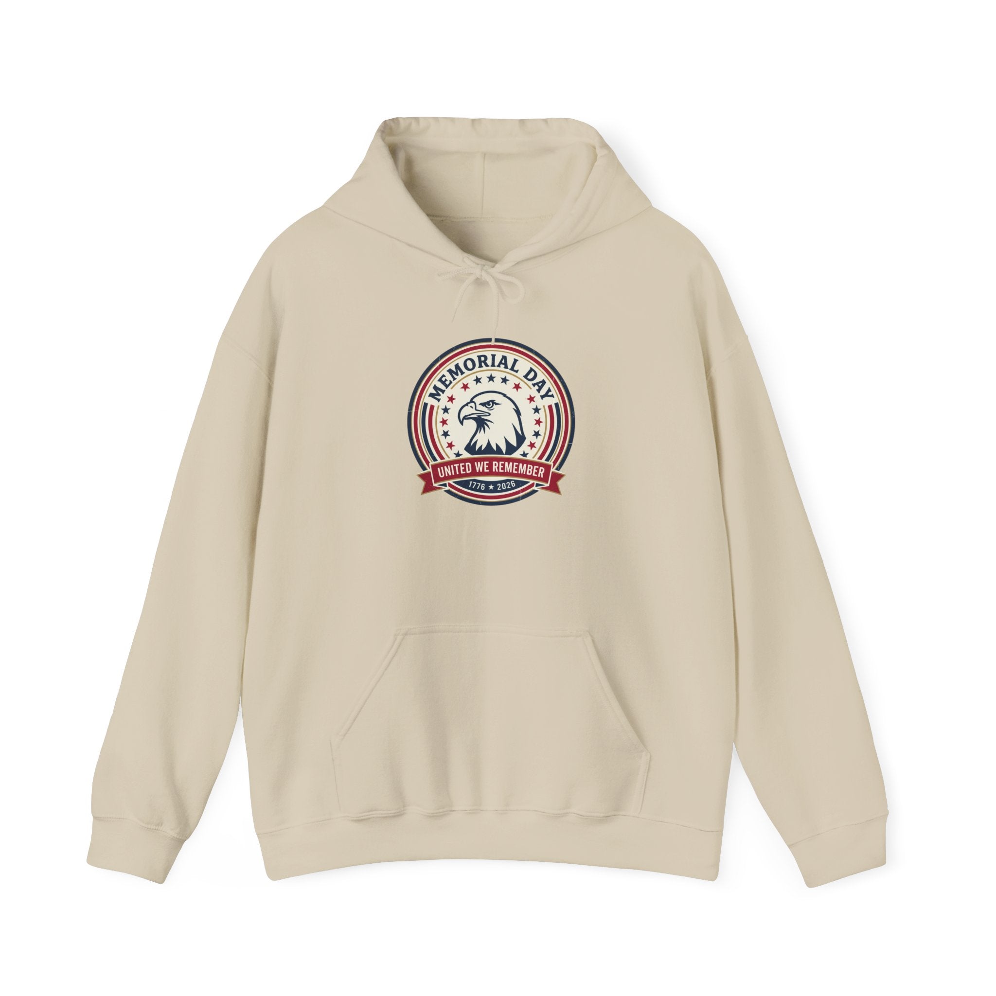 USA 250 Memorial Day Hoodie | 1776–2026 Vintage Distressed Americana