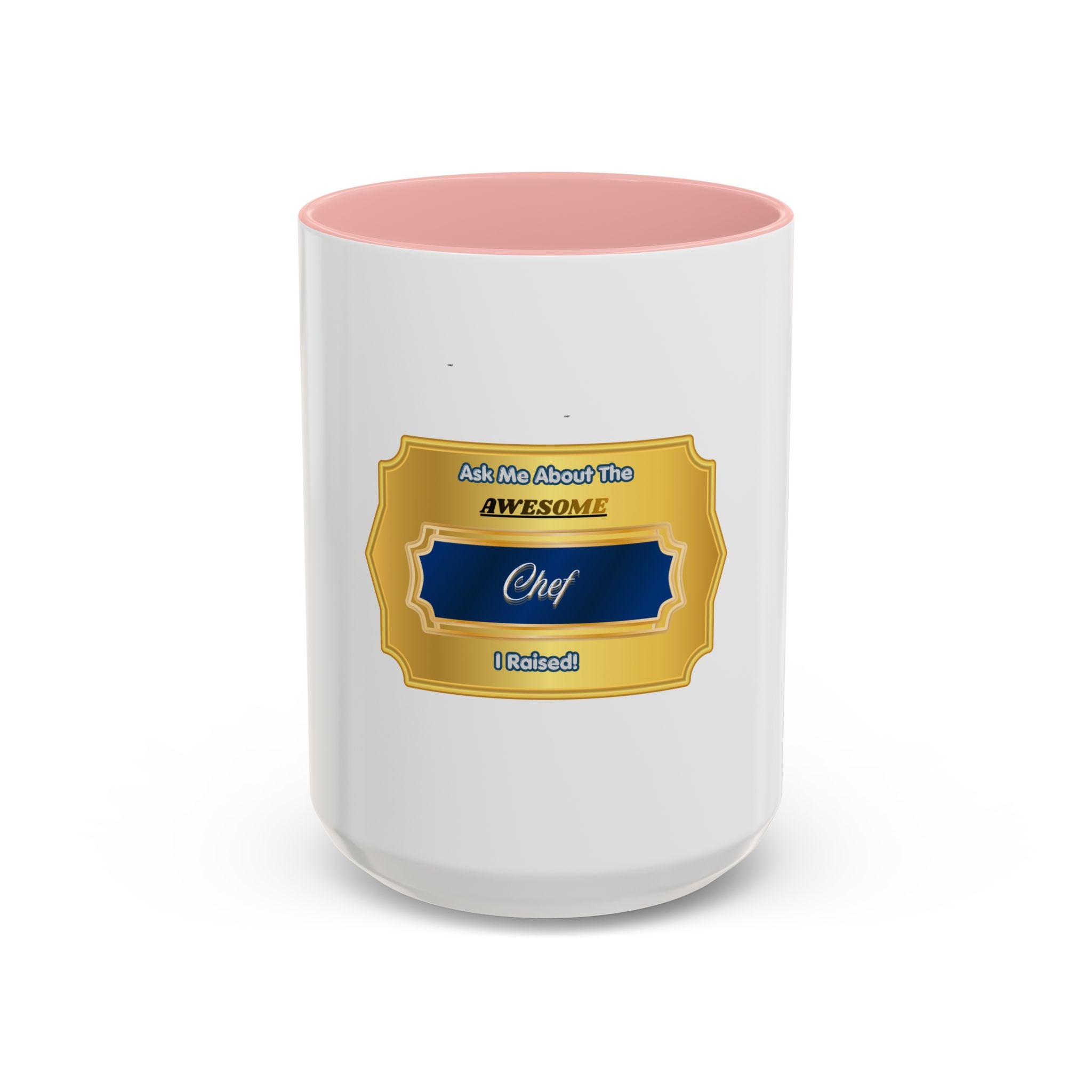 Proud Parent Chef Mug - Ask Me About The Awesome Chef I Raised - Unique Gift for Mom or Dad of a Professional Cook, 11oz Ceramic Cup