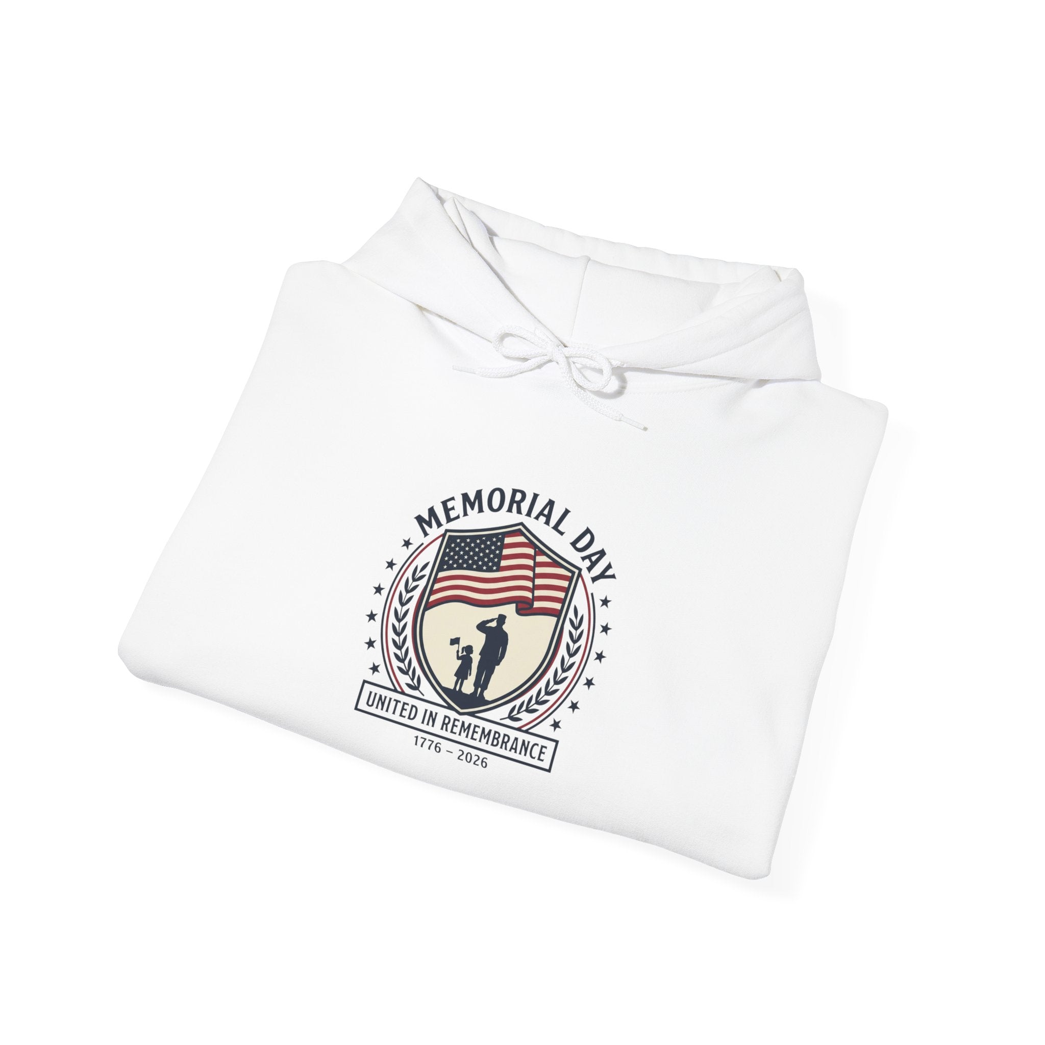 Memorial Day 1776–2026 Hoodie | USA 250 Vintage Distressed Americana