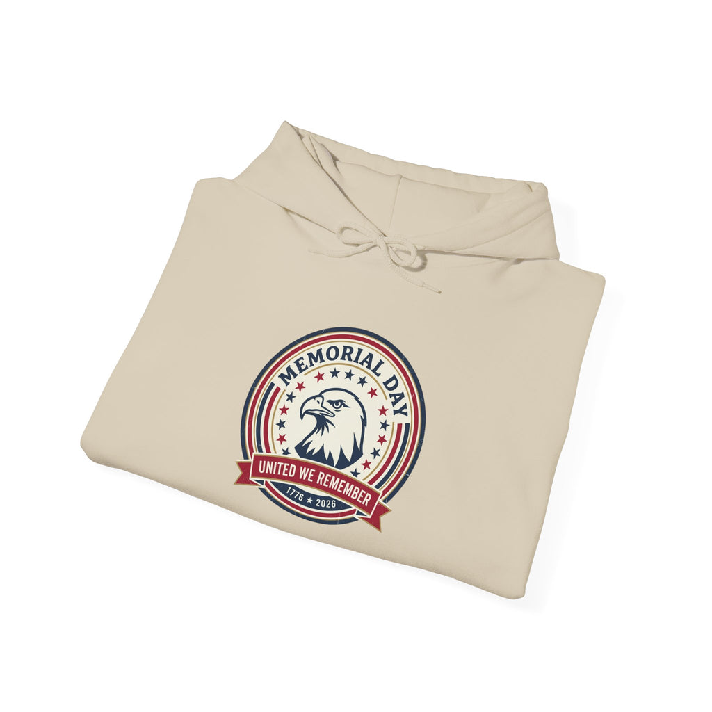 USA 250 Memorial Day Hoodie | 1776–2026 Vintage Distressed Americana