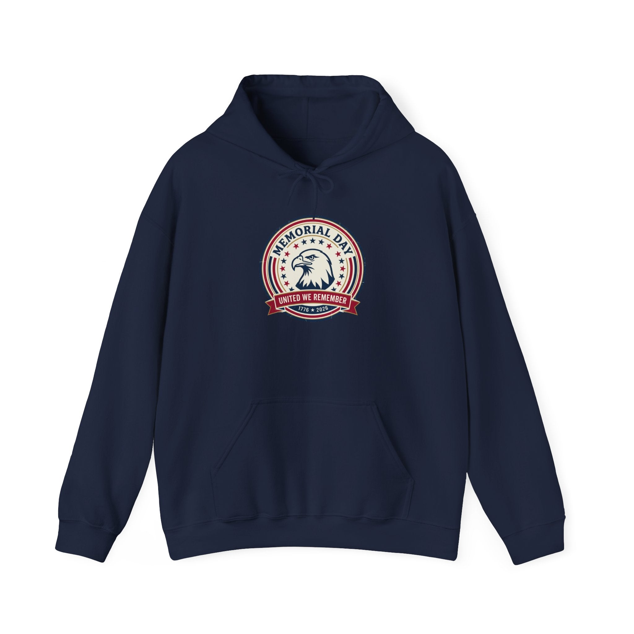 USA 250 Memorial Day Hoodie | 1776–2026 Vintage Distressed Americana
