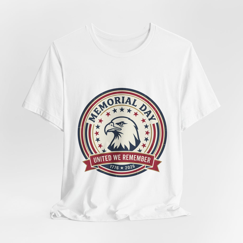 Memorial Day 1776–2026 Eagle Tee | USA 250 Vintage Distressed Patriotic