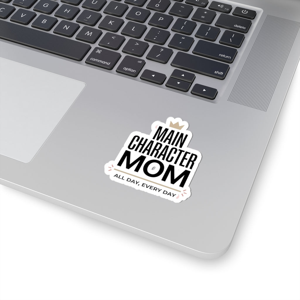 Main Character Mom Sticker | minimalist mom life, streetwear mom
