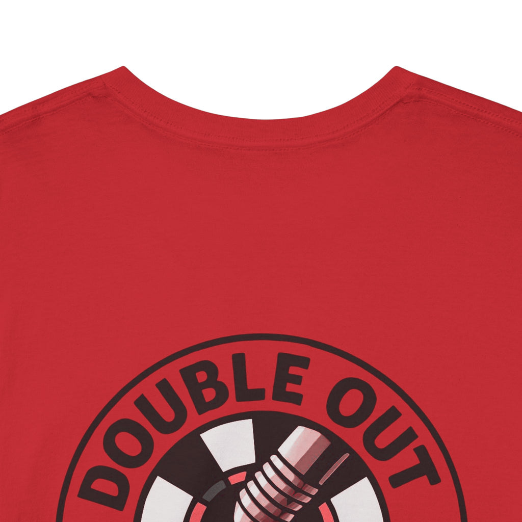 Double Out Mafia Darts Tee — Retro Dartboard Logo T-Shirt