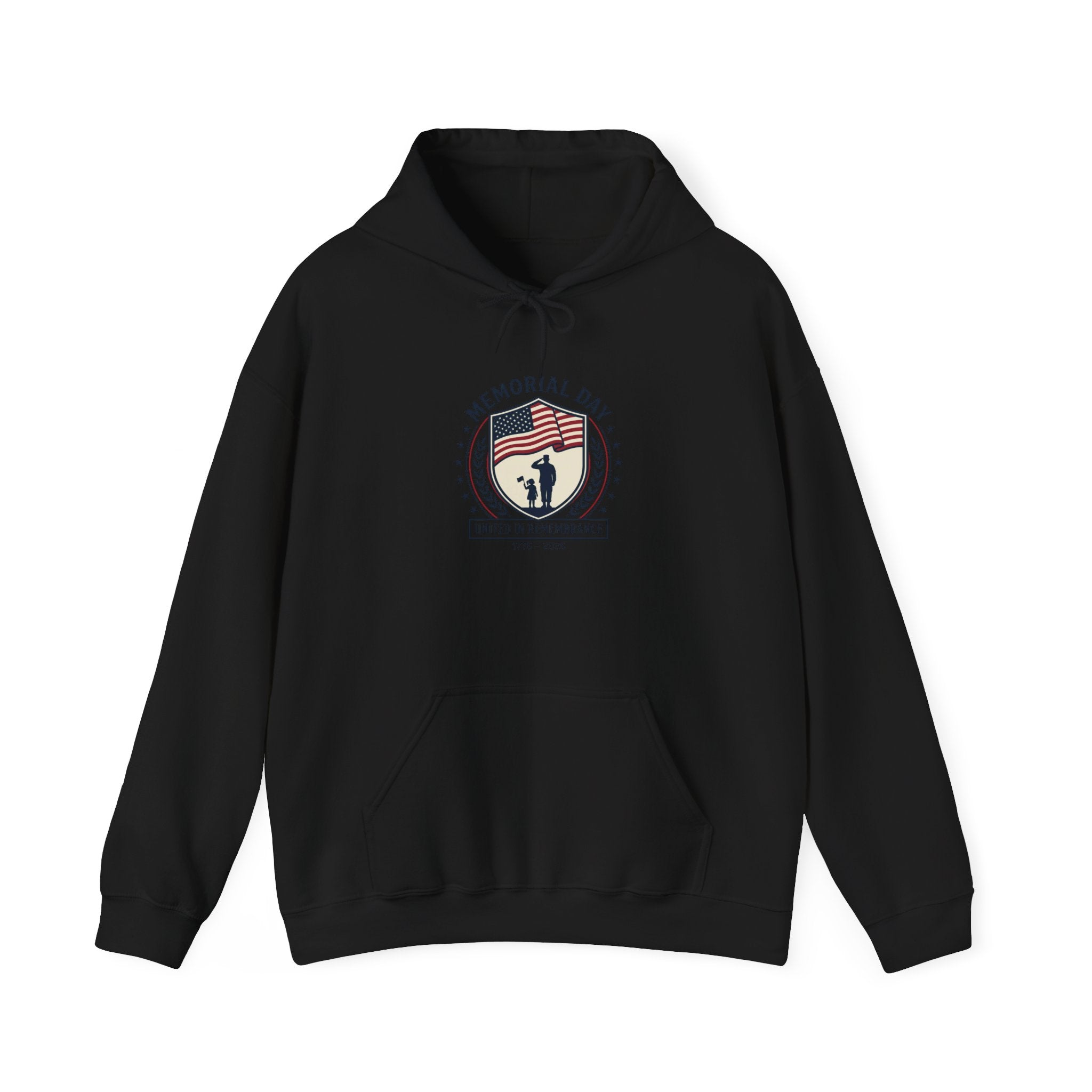 Memorial Day 1776–2026 Hoodie | USA 250 Vintage Distressed Americana