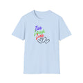 Live Laugh Love Heart T-Shirt — Colorful Inspirational Tee