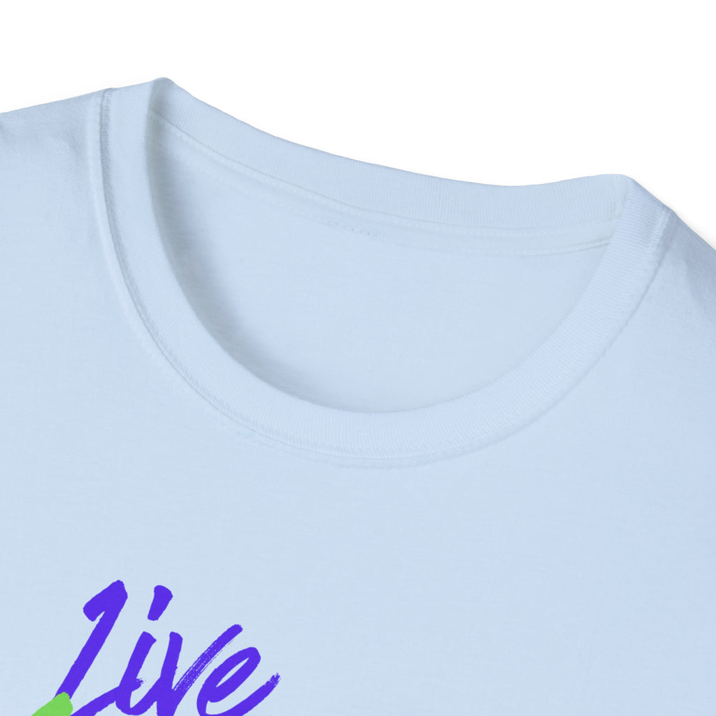 Live Laugh Love Heart T-Shirt — Colorful Inspirational Tee