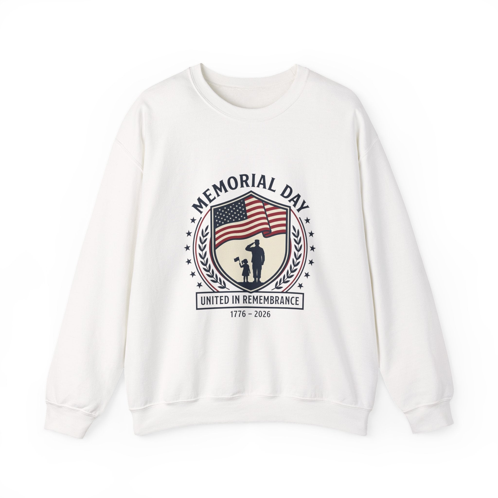 Memorial Day 1776–2026 Sweatshirt | USA 250 vintage distressed, red white blue