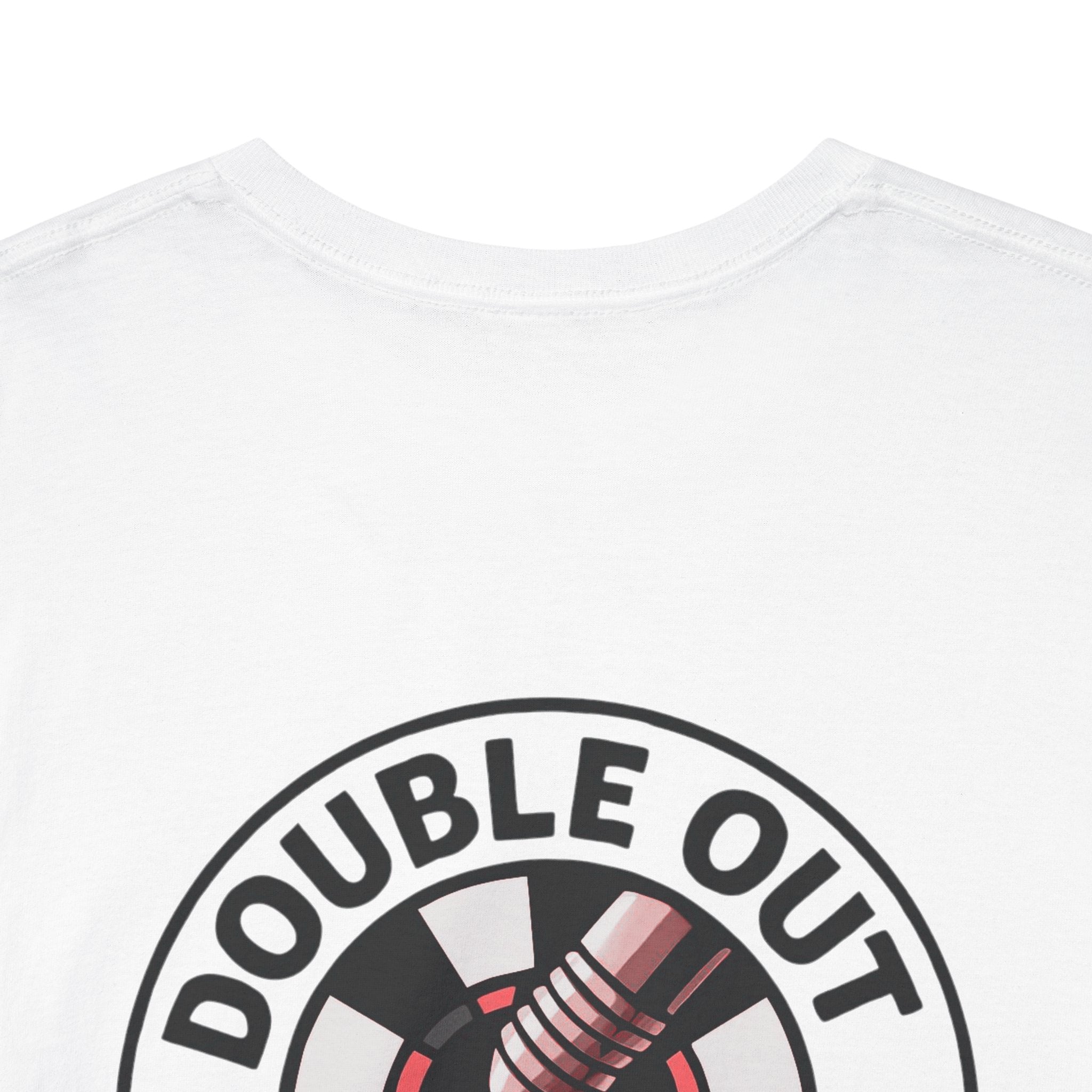 Double Out Mafia Darts Tee — Retro Dartboard Logo T-Shirt