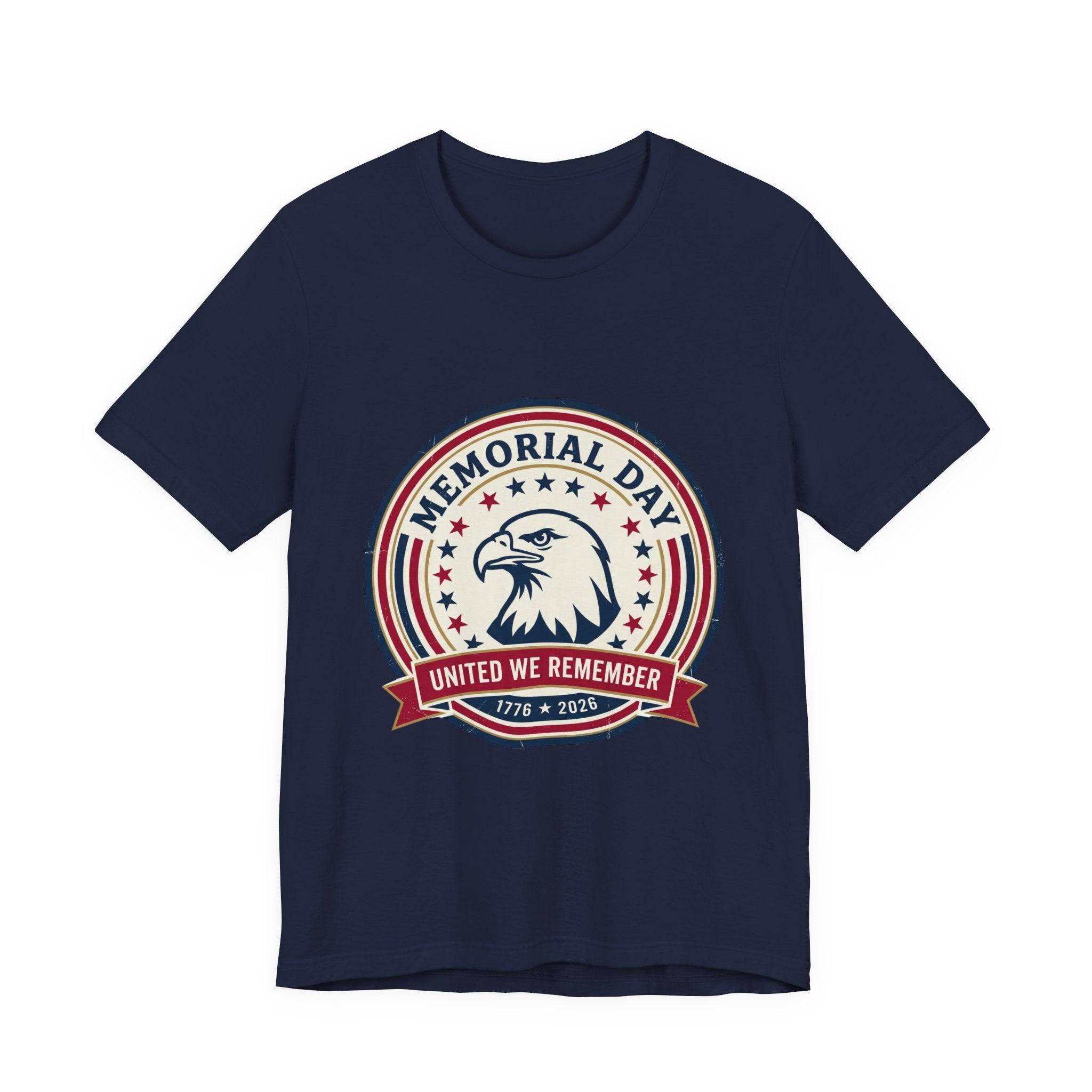 Memorial Day 1776–2026 Eagle Tee | USA 250 Vintage Distressed Patriotic
