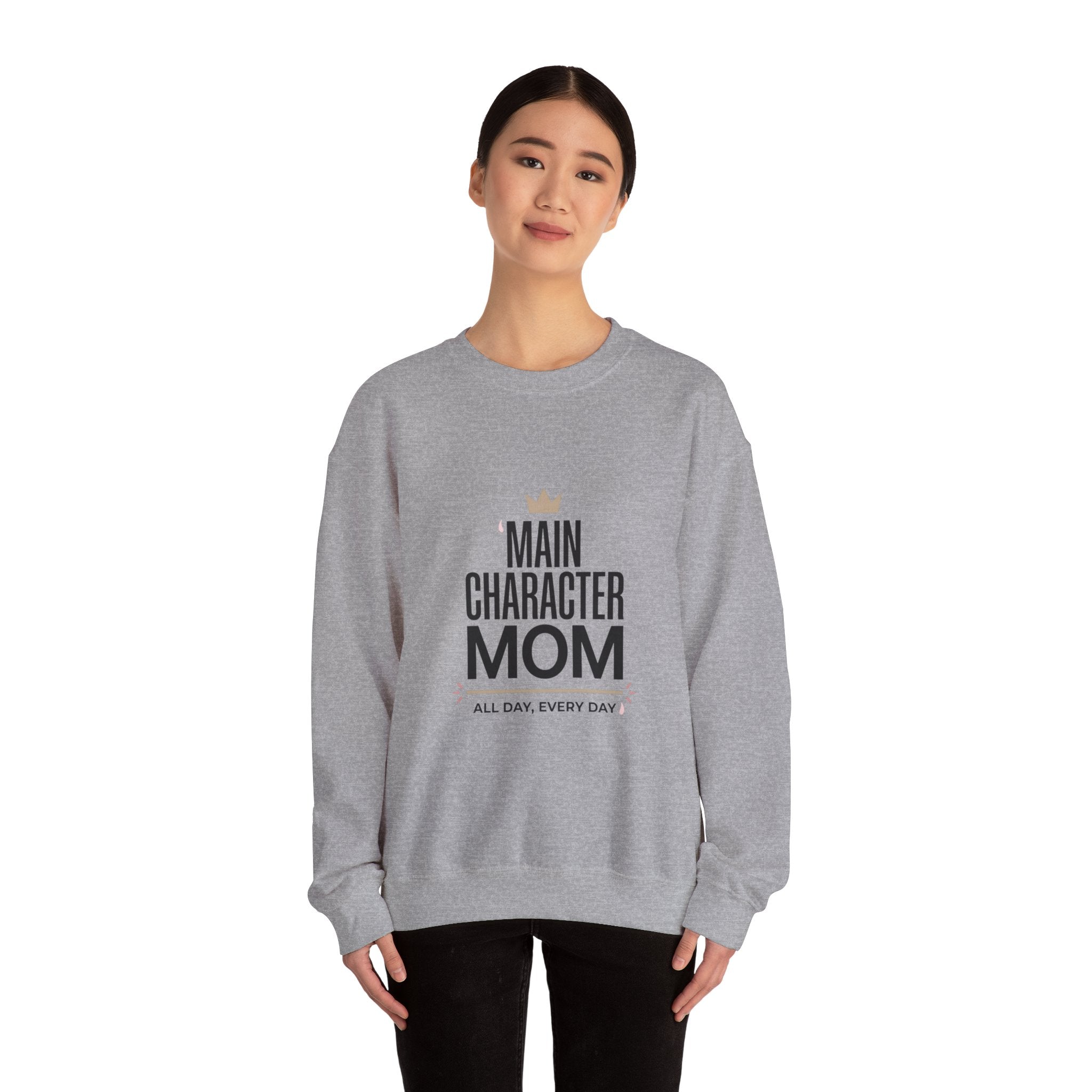 Main Character Mom Sweatshirt | streetwear mom, minimalist mom shirt