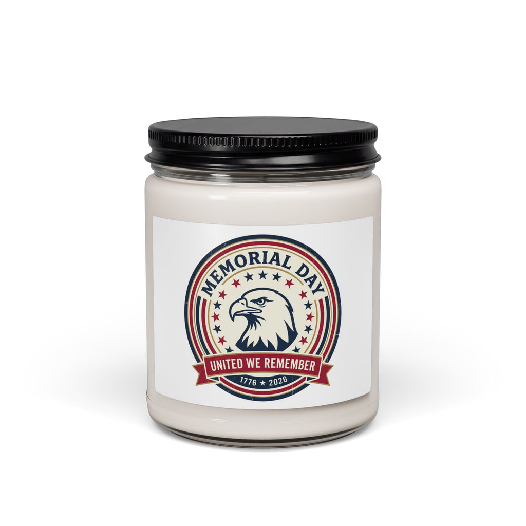 Memorial Day 1776–2026 Soy Candle | USA 250, vintage distressed patriotic