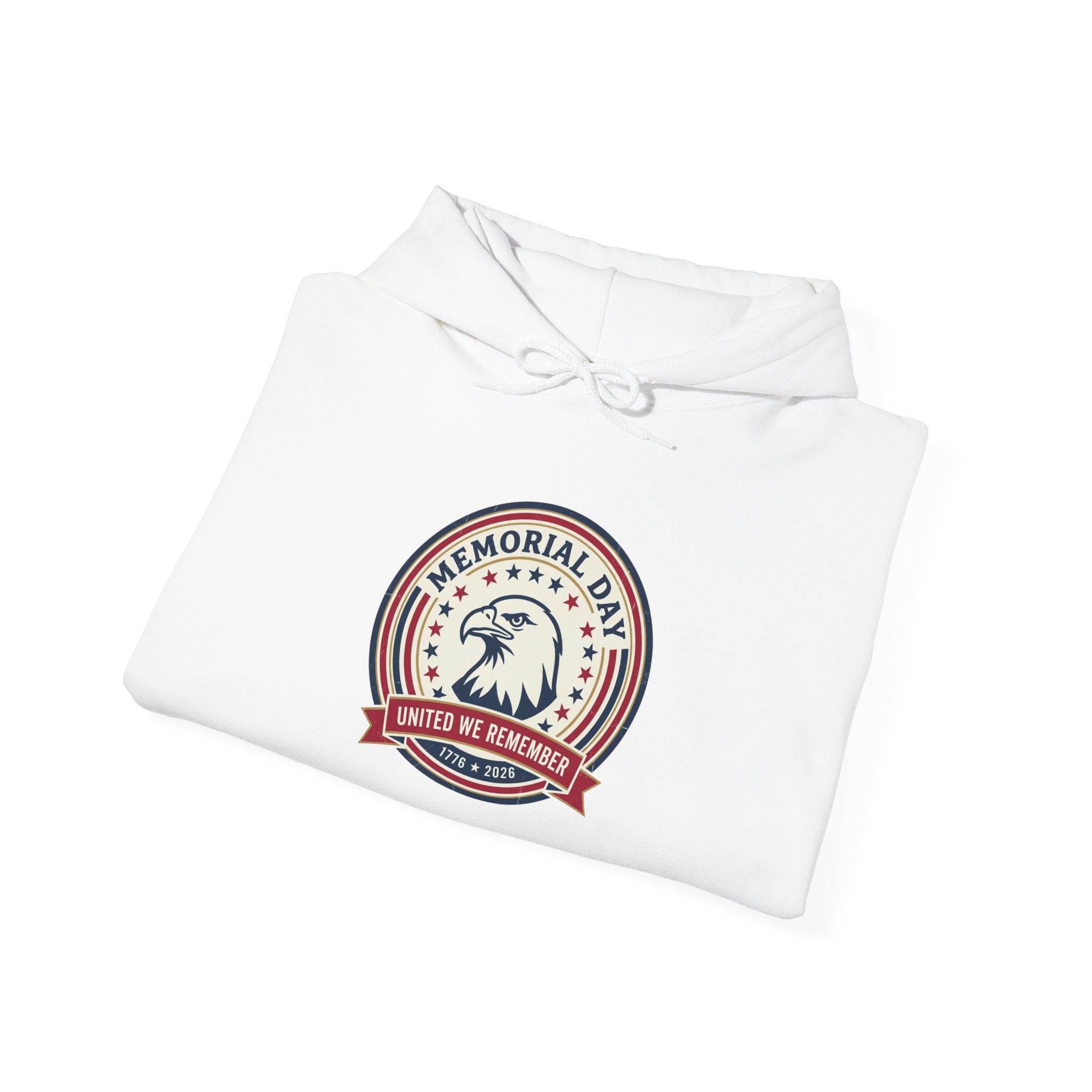 USA 250 Memorial Day Hoodie | 1776–2026 Vintage Distressed Americana