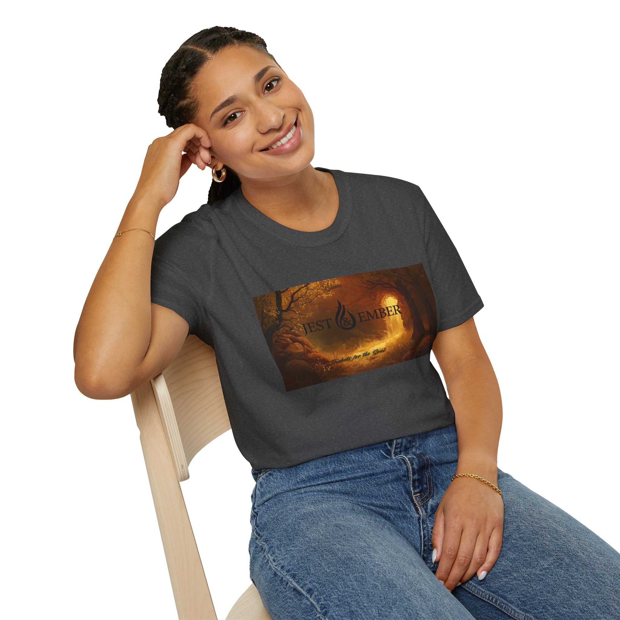 T-Shirt - "Rest & Remember" Autumn Forest Scenic Tee