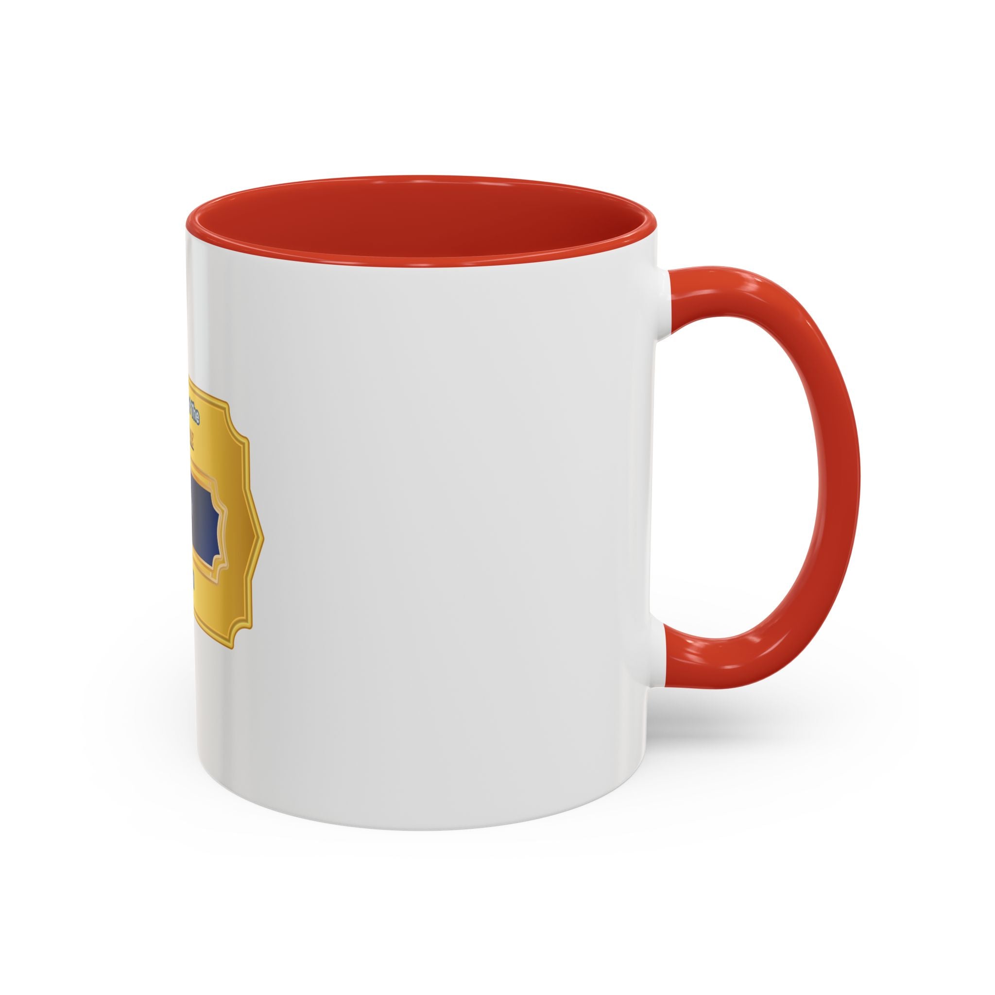 Ask Me About The Awesome Teacher I Raised Coffee Mug - Proud Parent Gift for Mom and Dad - Elegant Gold Badge Design Tea Cup