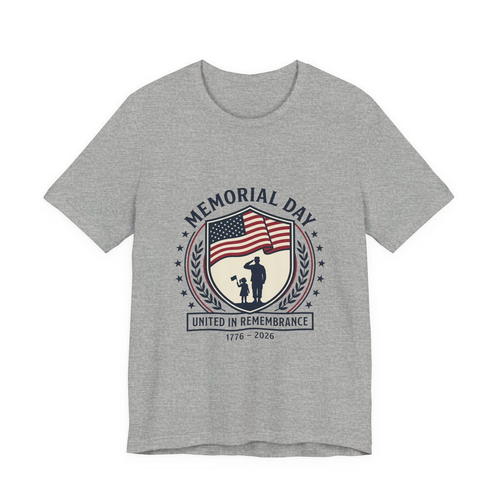 Memorial Day 1776–2026 Tee | USA 250, vintage distressed patriotic T‑Shirt