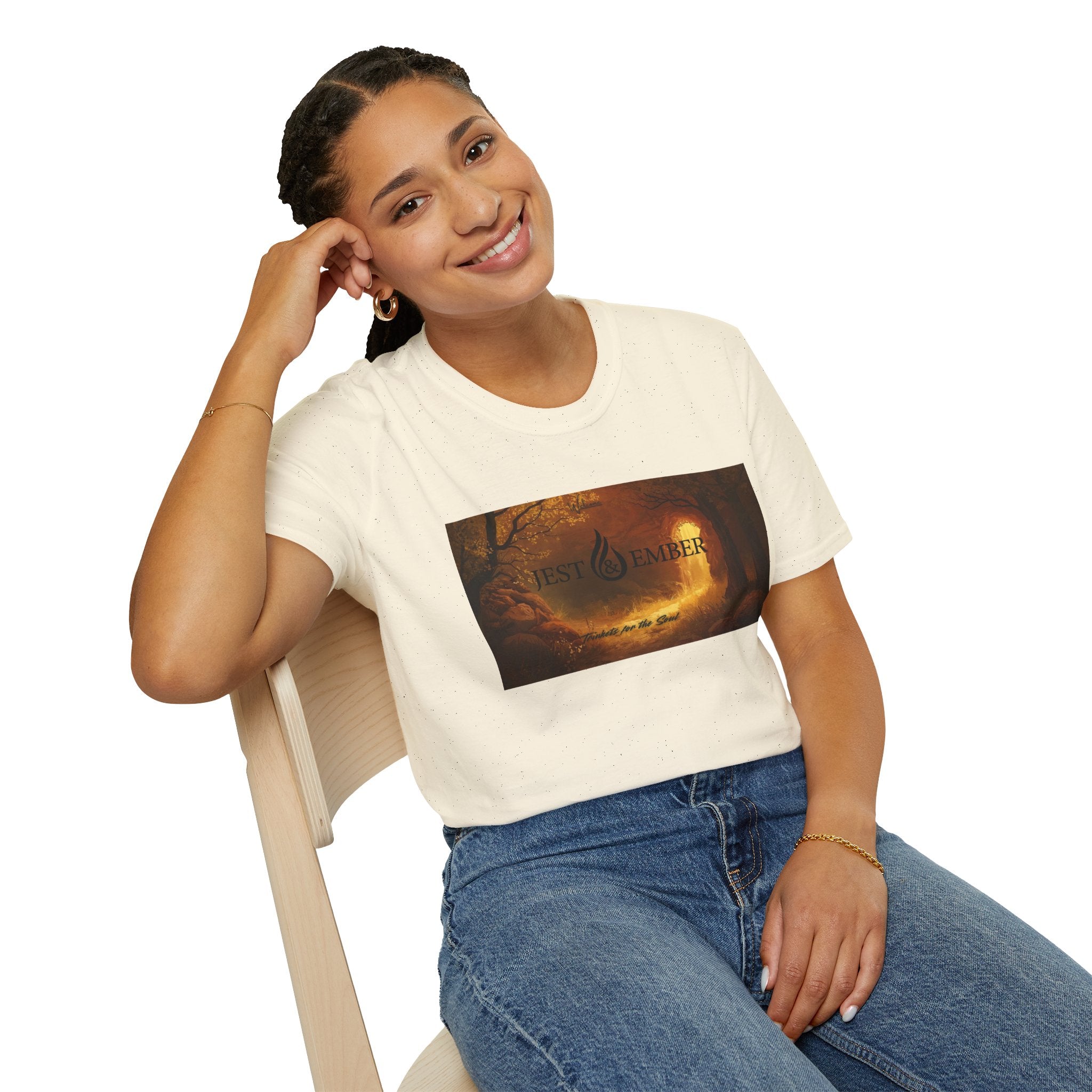 T-Shirt - "Rest & Remember" Autumn Forest Scenic Tee