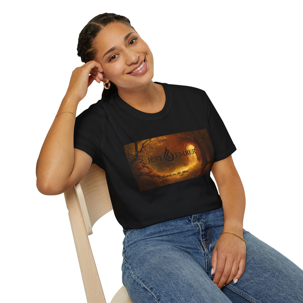 T-Shirt - "Rest & Remember" Autumn Forest Scenic Tee