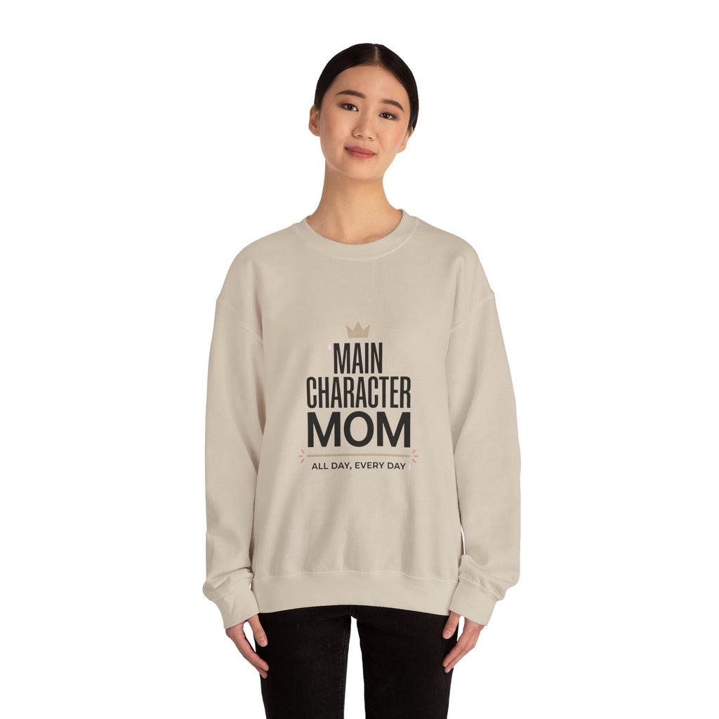 Main Character Mom Sweatshirt | streetwear mom, minimalist mom shirt