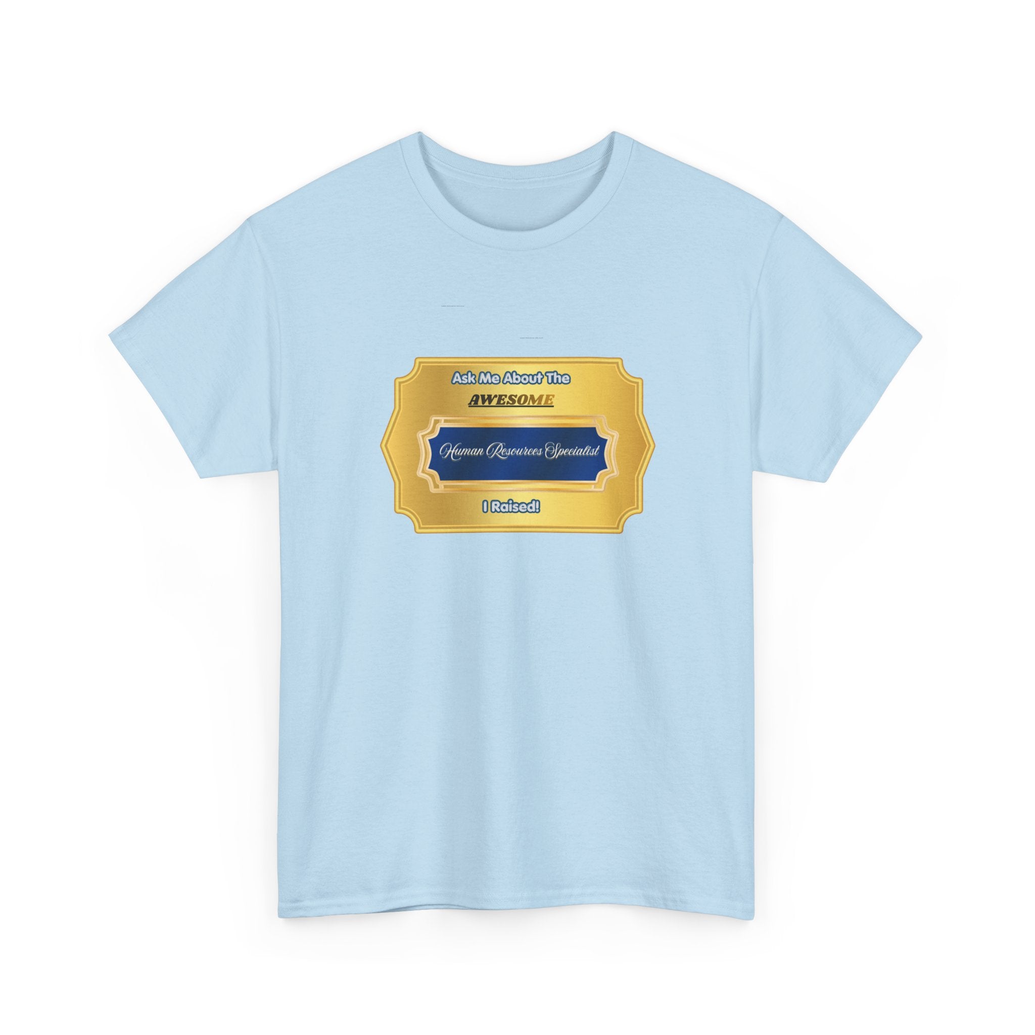 Proud Parent of an Awesome Human Resources Specialist T-Shirt - Perfect HR Career Gift for Mom and Dad