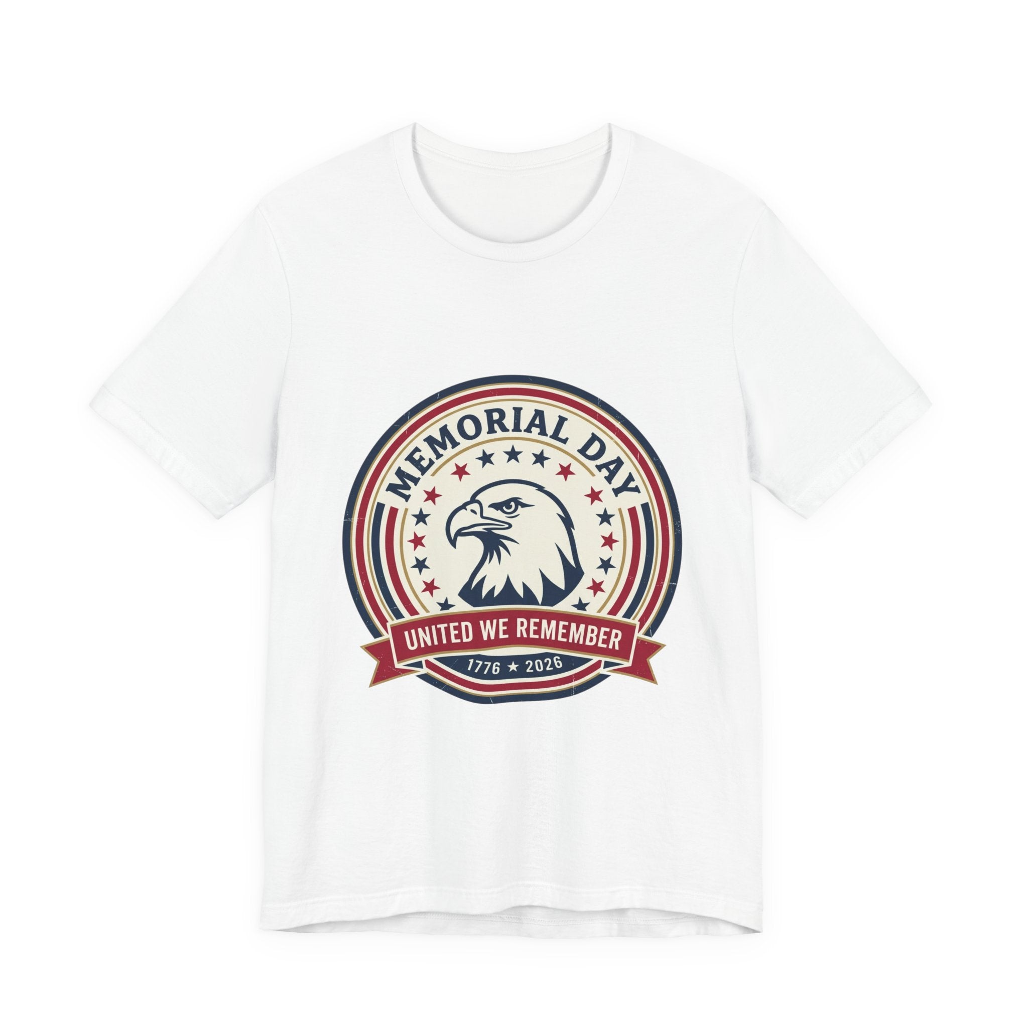 Memorial Day 1776–2026 Eagle Tee | USA 250 Vintage Distressed Patriotic