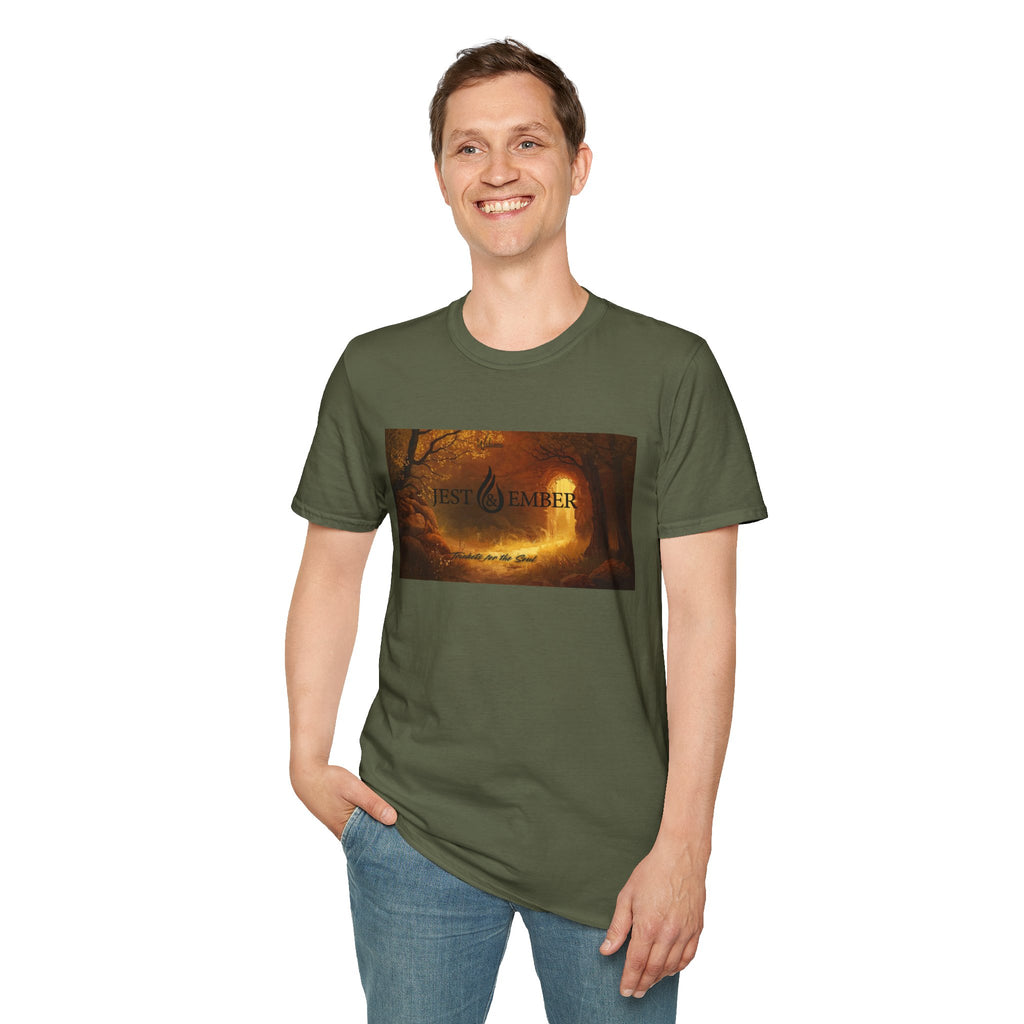 T-Shirt - "Rest & Remember" Autumn Forest Scenic Tee