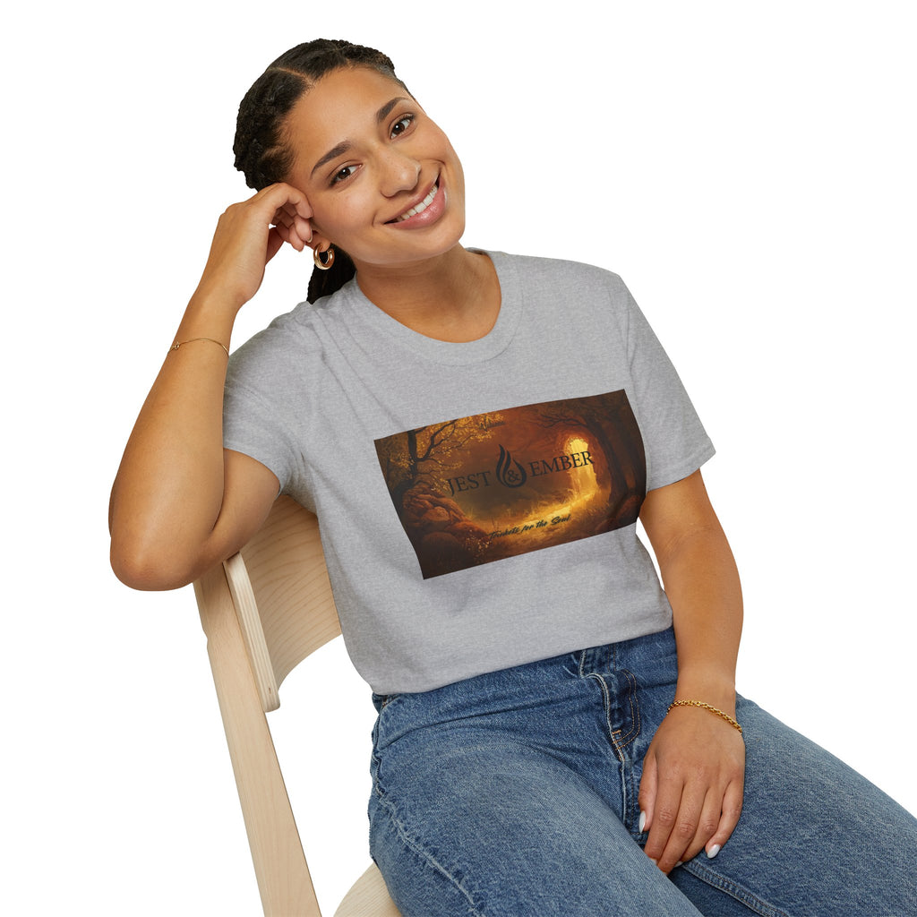 T-Shirt - "Rest & Remember" Autumn Forest Scenic Tee