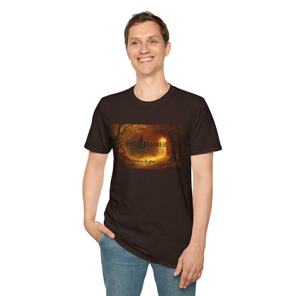 T-Shirt - "Rest & Remember" Autumn Forest Scenic Tee