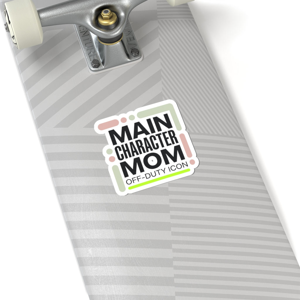 Main Character Mom Sticker | minimalist mom life, streetwear mom
