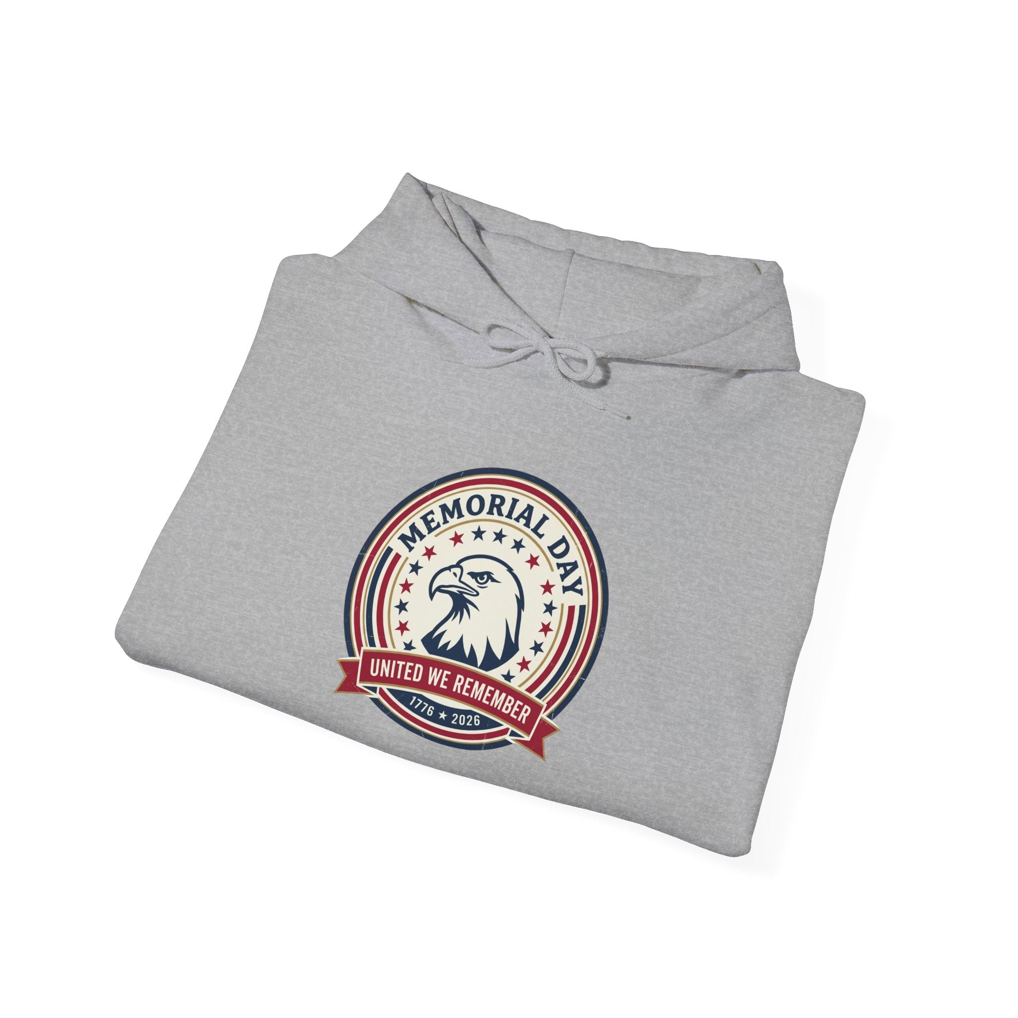 USA 250 Memorial Day Hoodie | 1776–2026 Vintage Distressed Americana