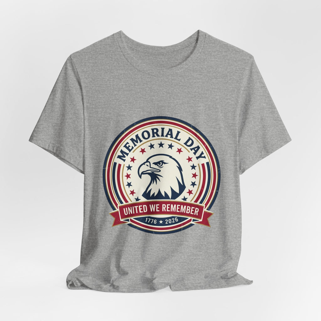 Memorial Day 1776–2026 Eagle Tee | USA 250 Vintage Distressed Patriotic
