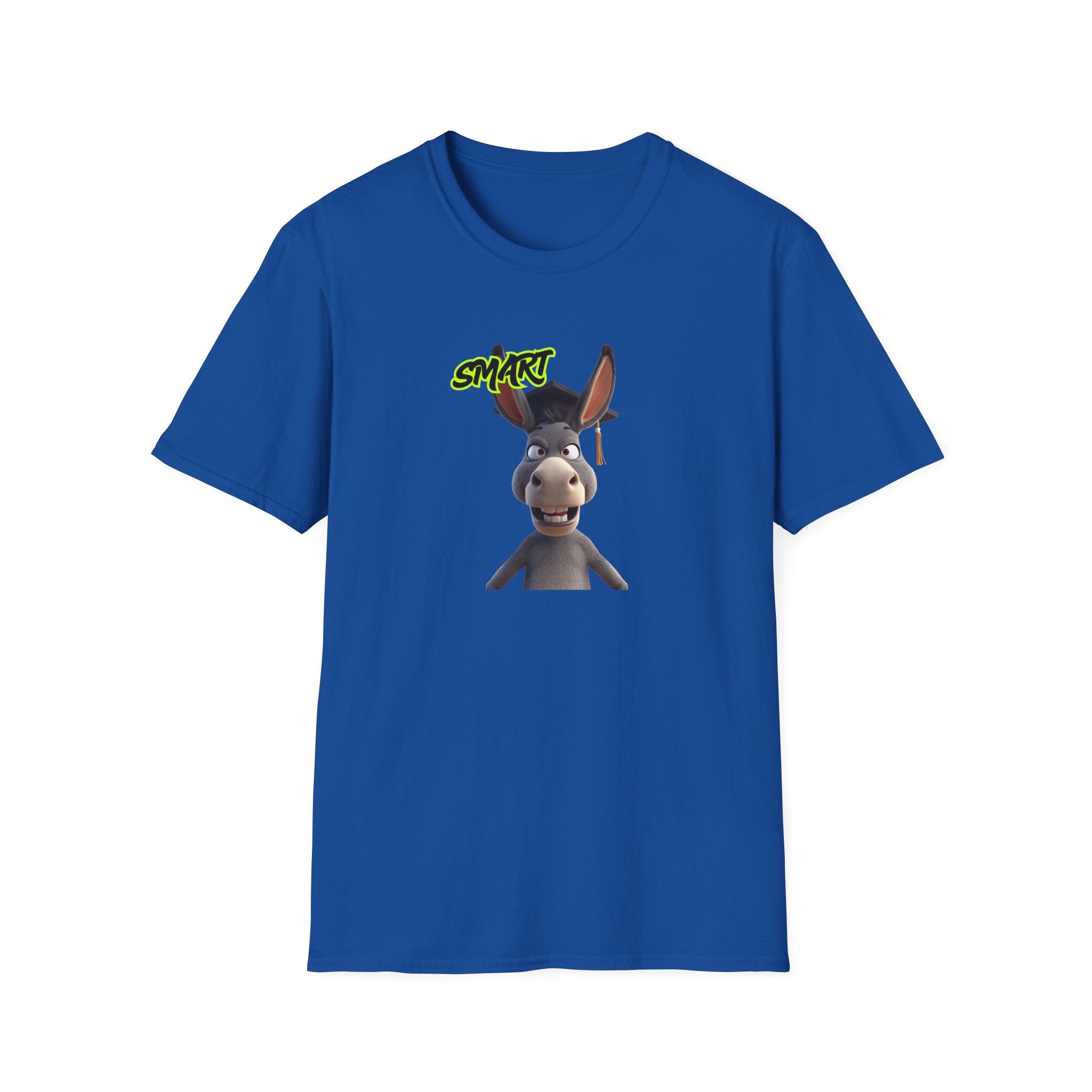 Donkey 'Smart' Graphic Tee — Cute Cartoon Donkey T-Shirt
