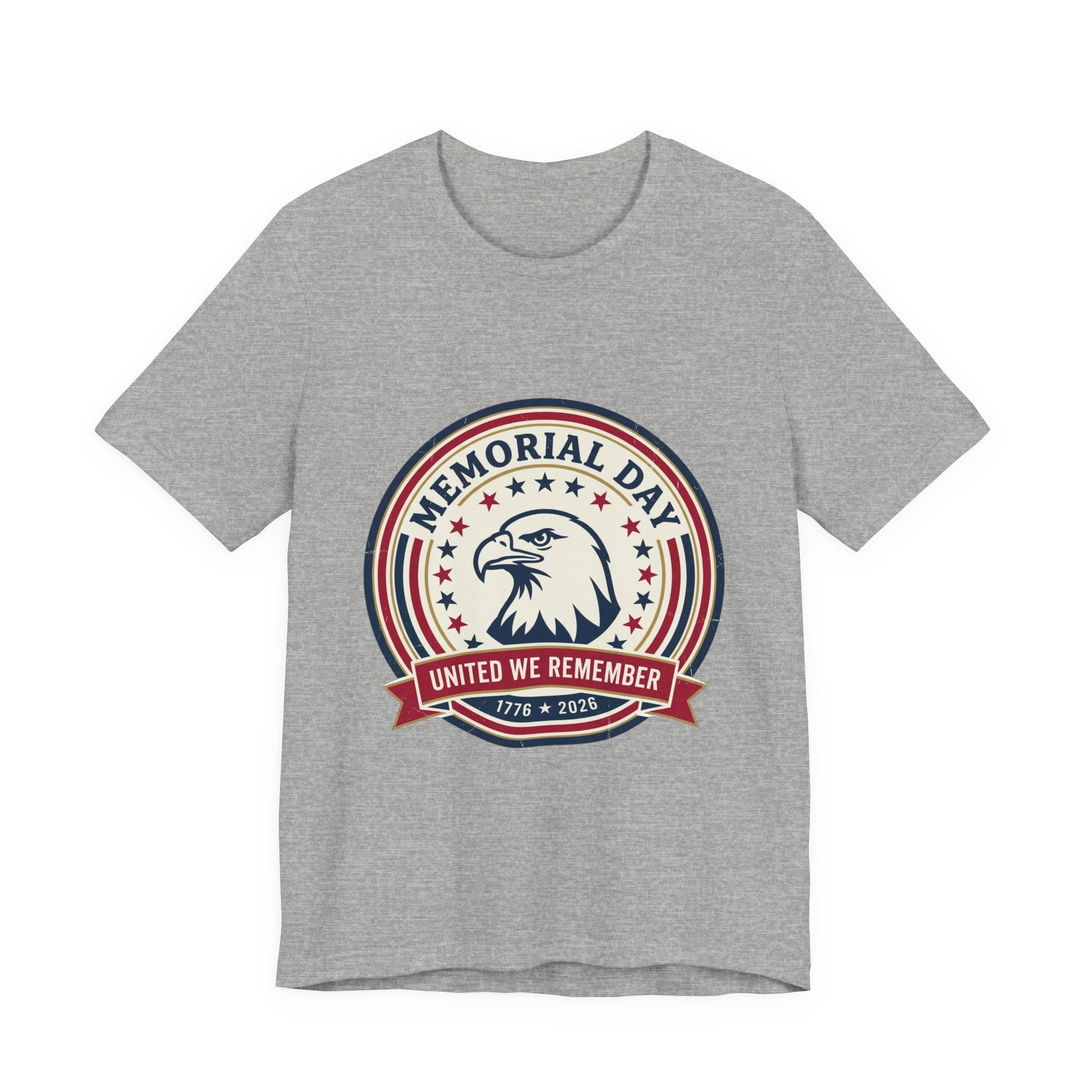 Memorial Day 1776–2026 Eagle Tee | USA 250 Vintage Distressed Patriotic