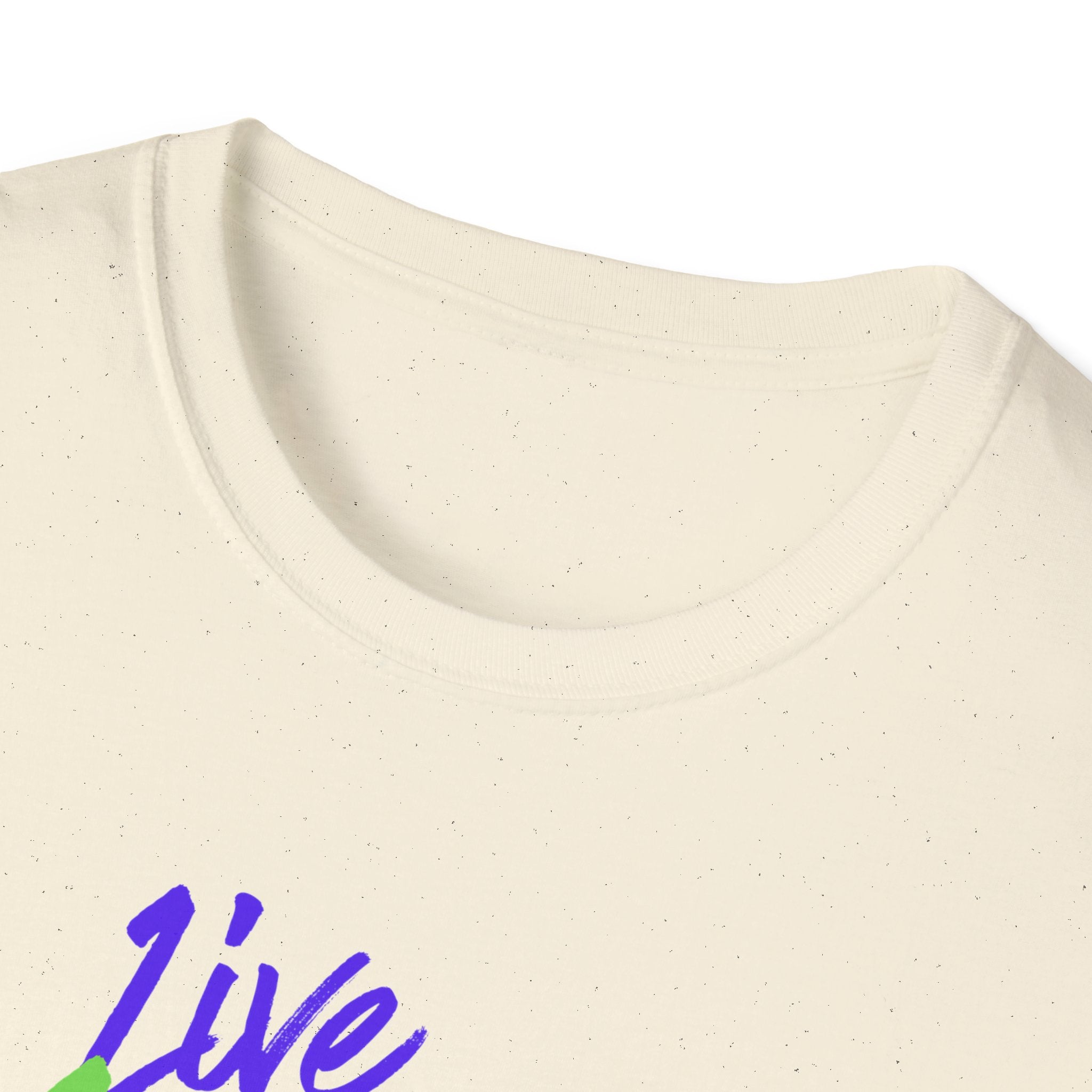 Live Laugh Love Heart T-Shirt — Colorful Inspirational Tee