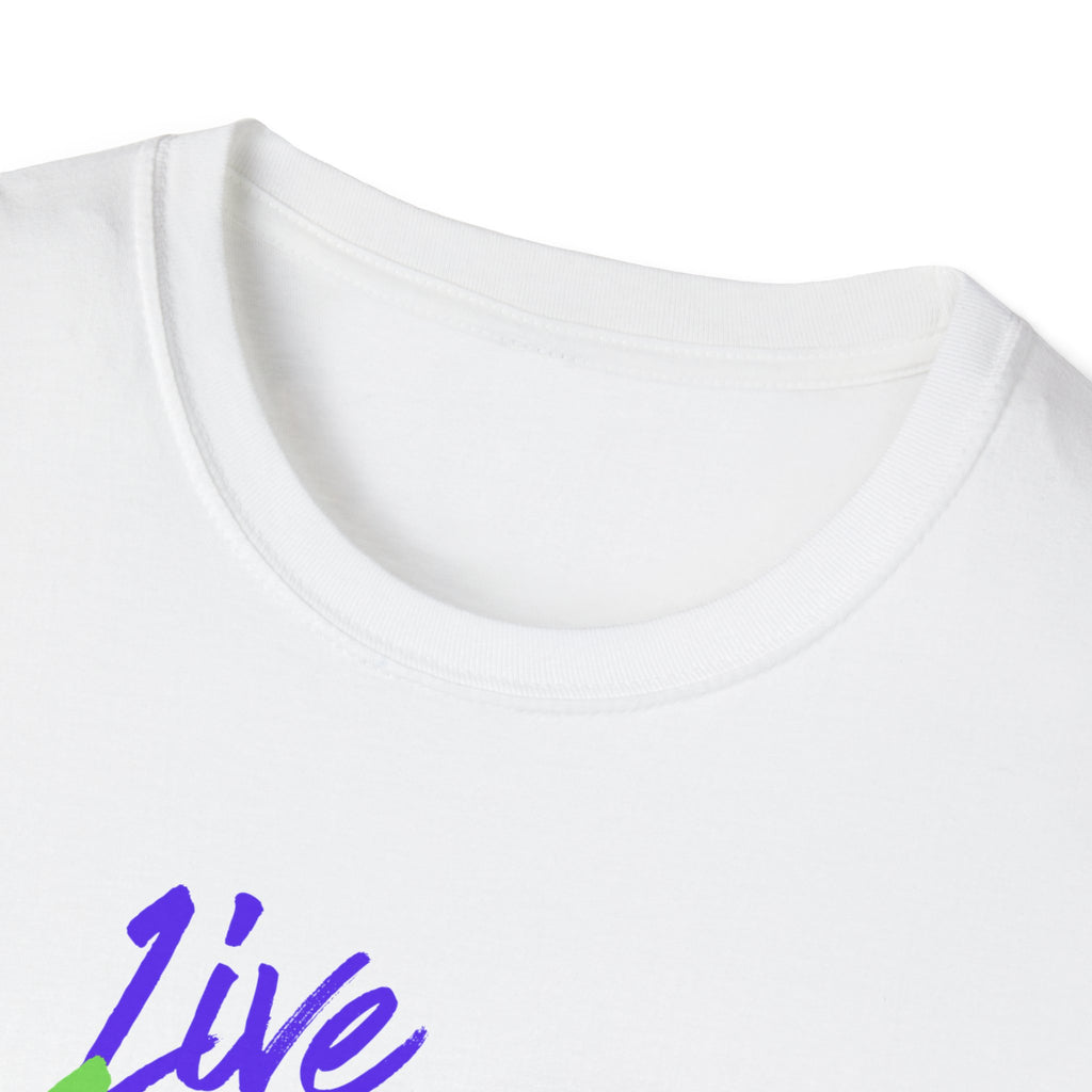 Live Laugh Love Heart T-Shirt — Colorful Inspirational Tee