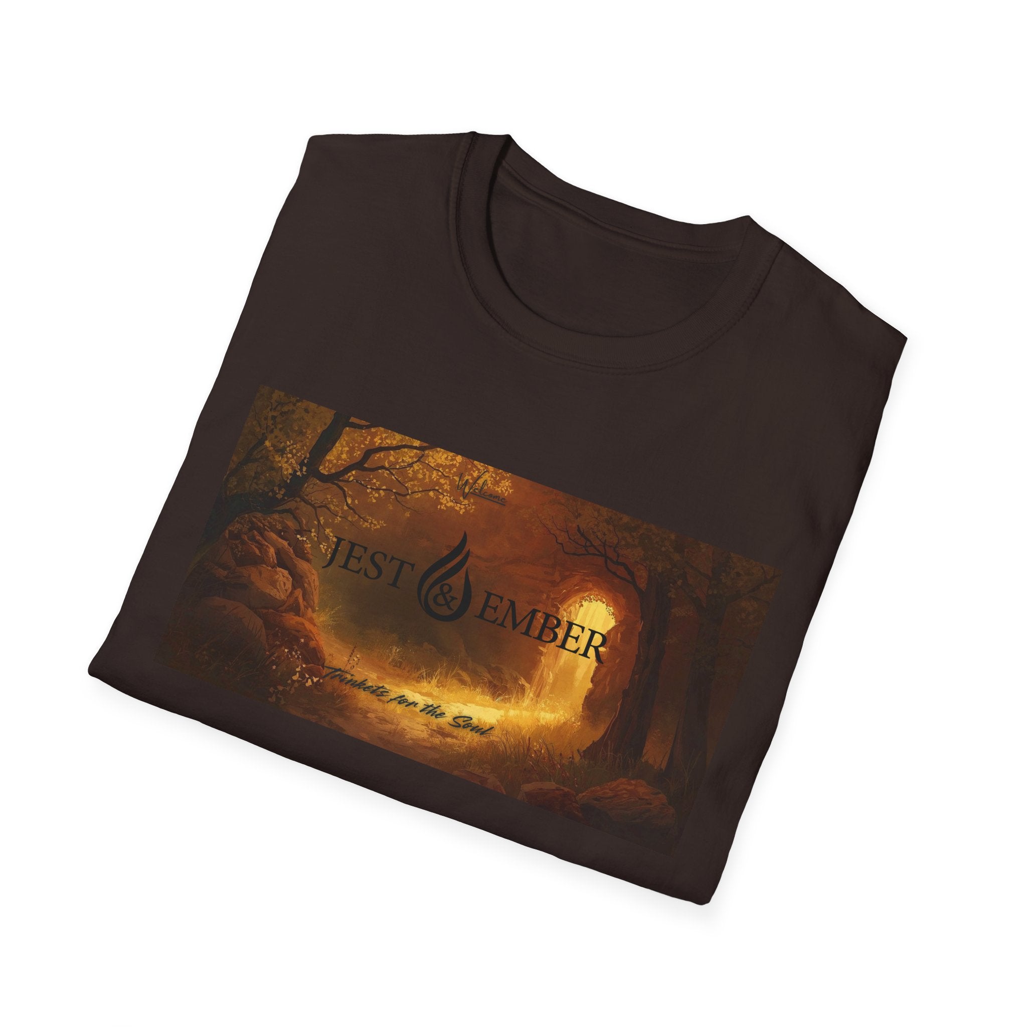 T-Shirt - "Rest & Remember" Autumn Forest Scenic Tee