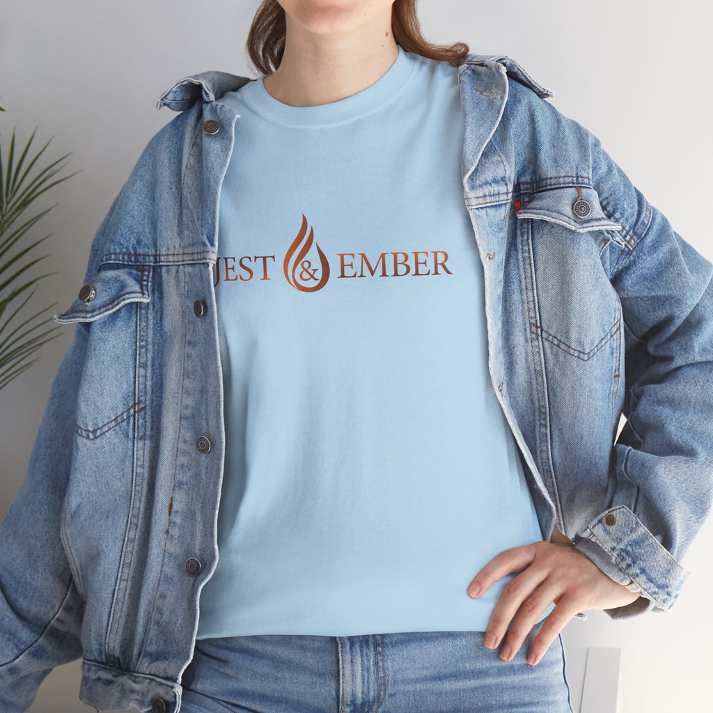 Jest & Ember flame logo shirt