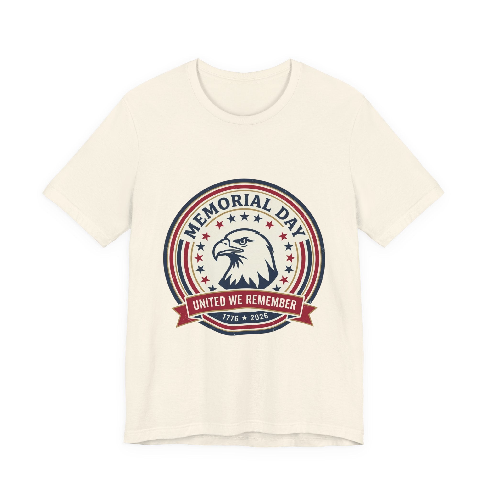 Memorial Day 1776–2026 Eagle Tee | USA 250 Vintage Distressed Patriotic