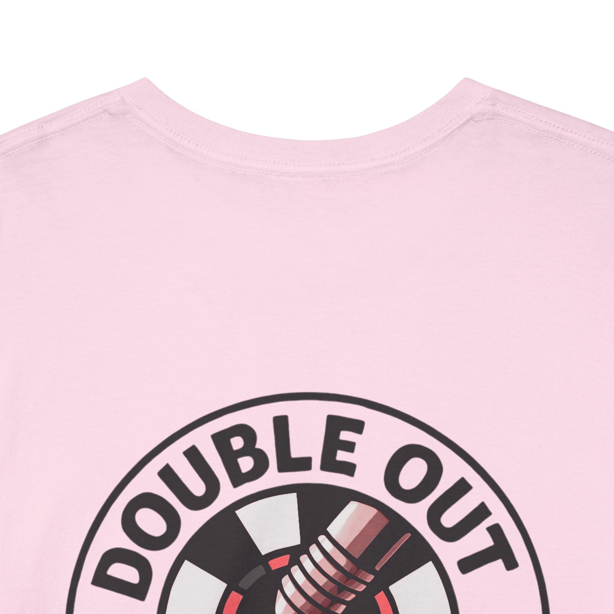 Double Out Mafia Darts Tee — Retro Dartboard Logo T-Shirt