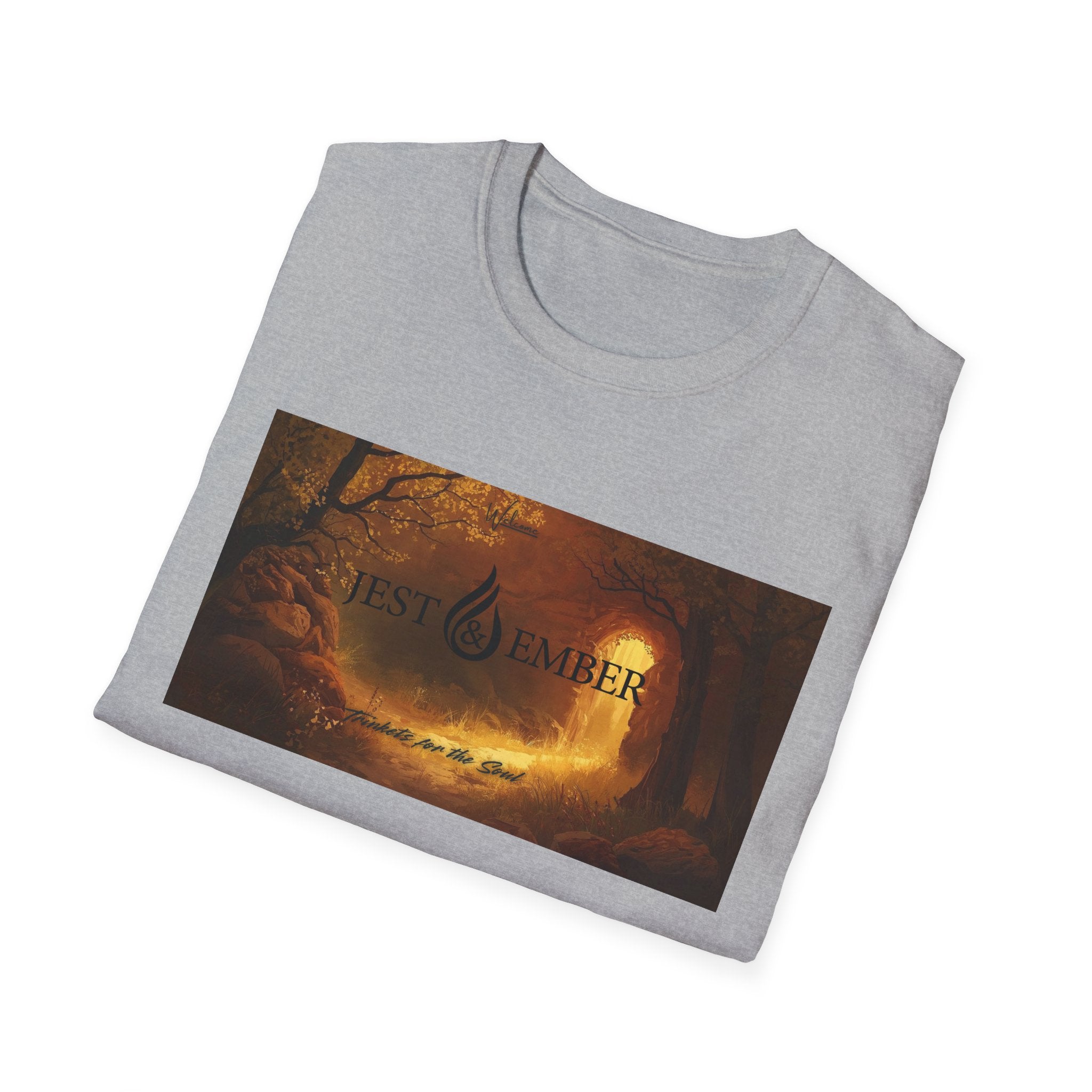 T-Shirt - "Rest & Remember" Autumn Forest Scenic Tee