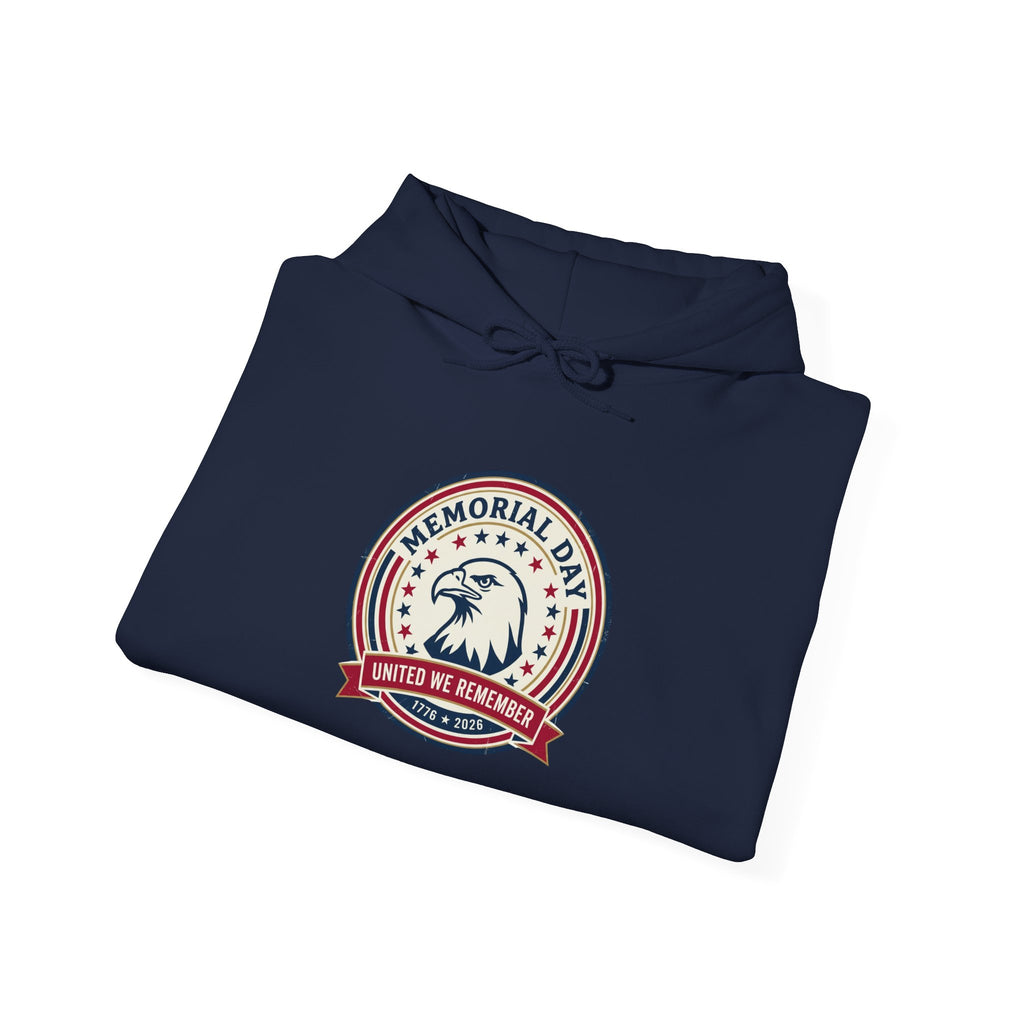 USA 250 Memorial Day Hoodie | 1776–2026 Vintage Distressed Americana